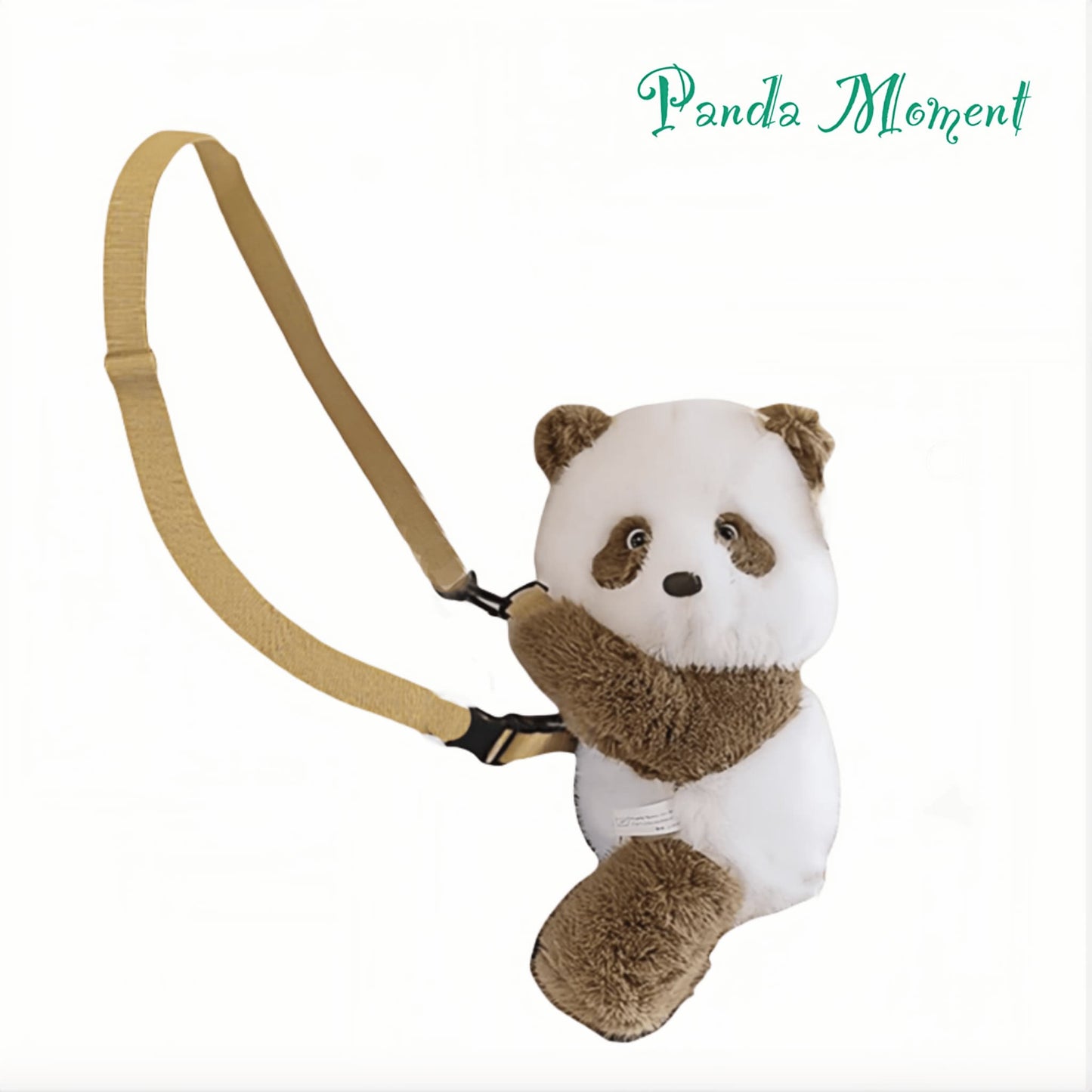 🎒 Panda Qi Zai Backpack – Adorable, Playful & Practical | Adjustable Strap, Plush Companion