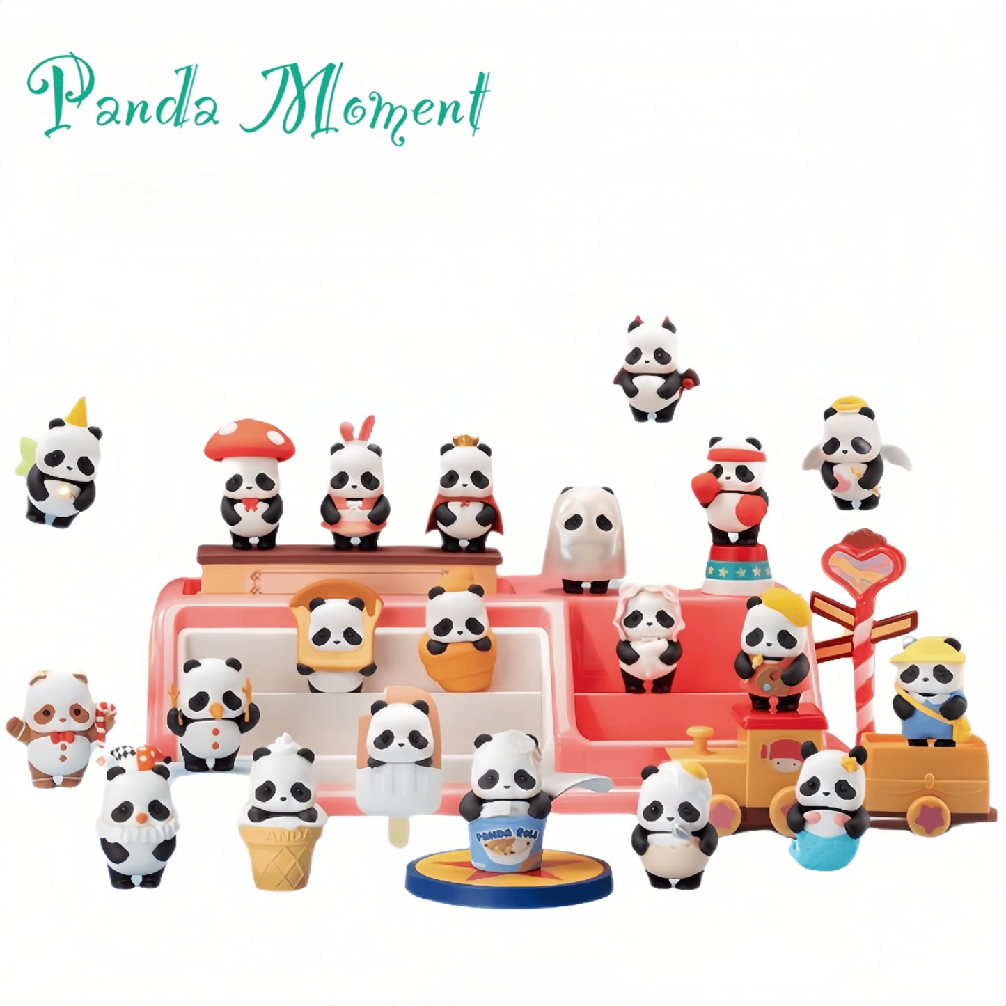 Panda Mini Kingdom – Collectible Keychains & Stickers with Hidden Surprises