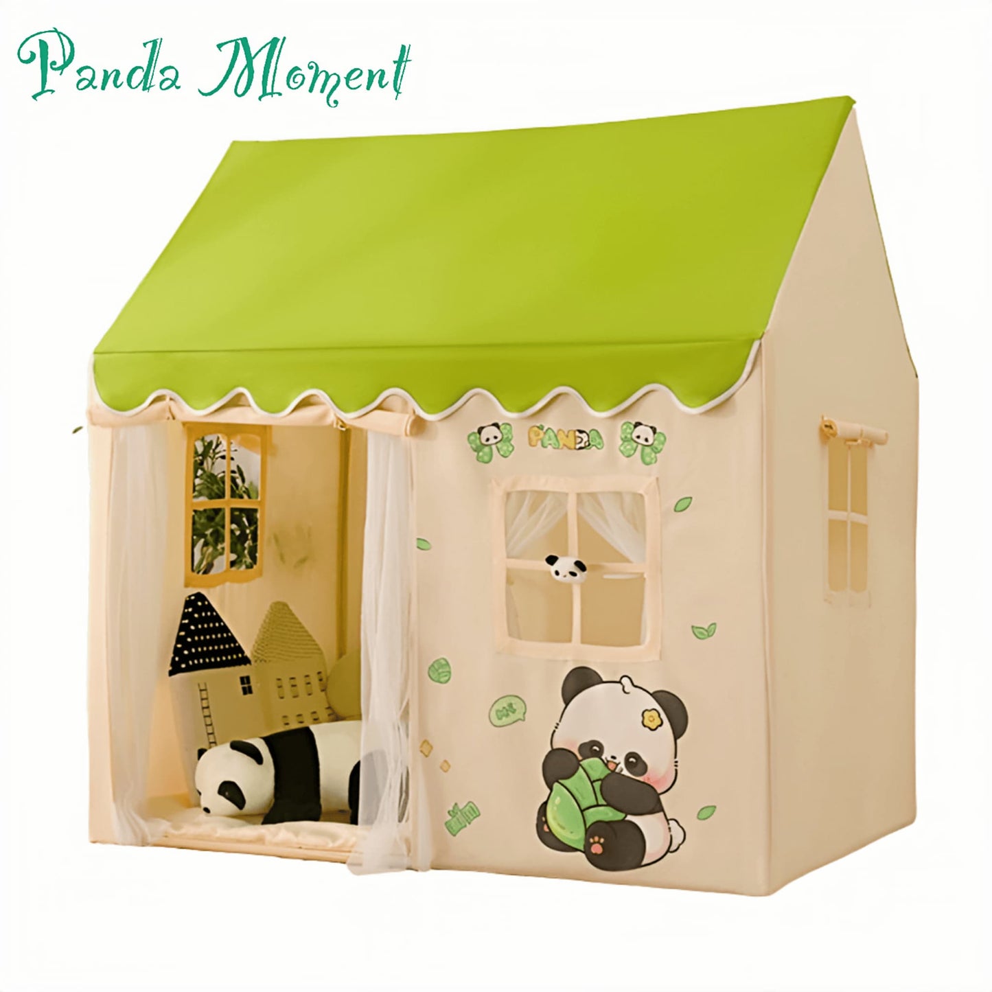 Tienda de campaña Panda: la base secreta perfecta para tu pequeño 🐼🌟