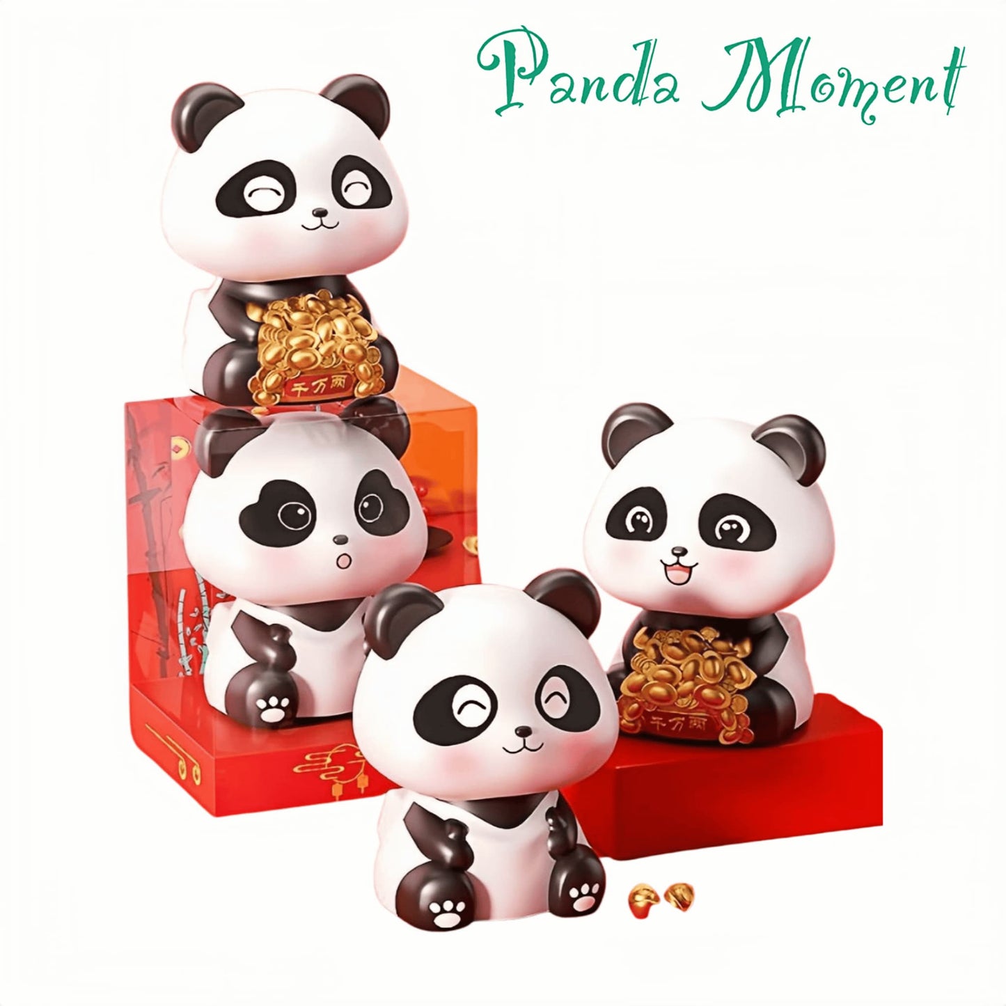 Solar Panda Decor โ Solar-Powered Lucky Panda Figurine for Positive Energy