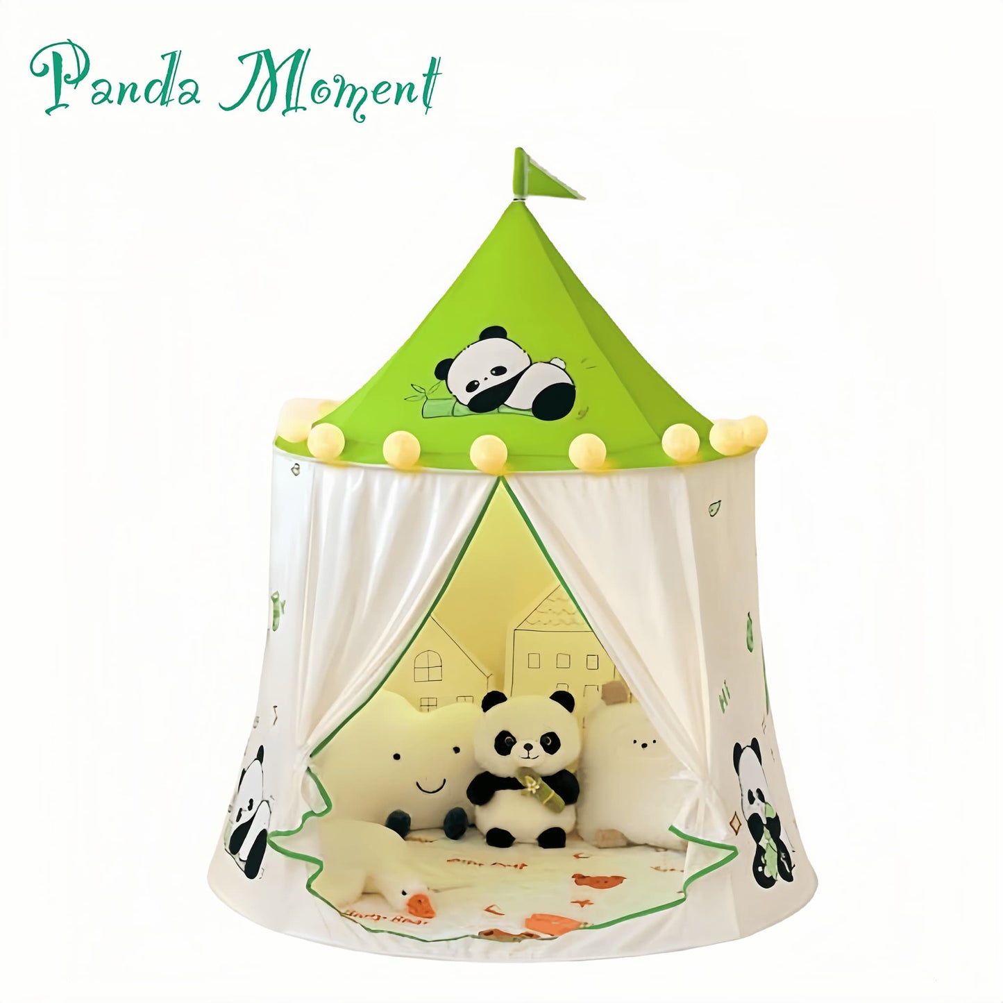 Panda-Themed Kids Tent โ Comfortable, Breathable, and Great for Parent-Child Bonding