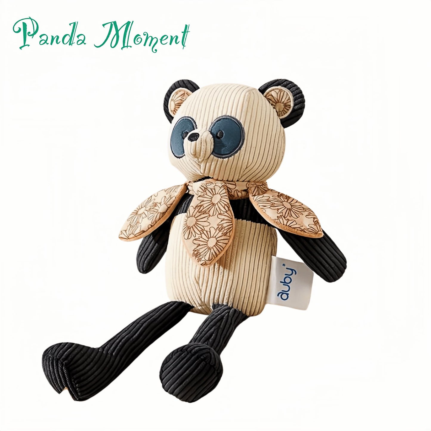 Adorable Panda Stuffed Animal with Removable Scarf – Comfort Toy for Children and Adults