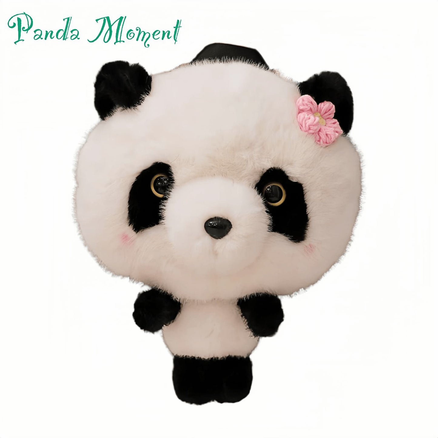 Panda Plush Backpack – Cute Stuffed Toy Bag Inspired by Hua Hua the Panda