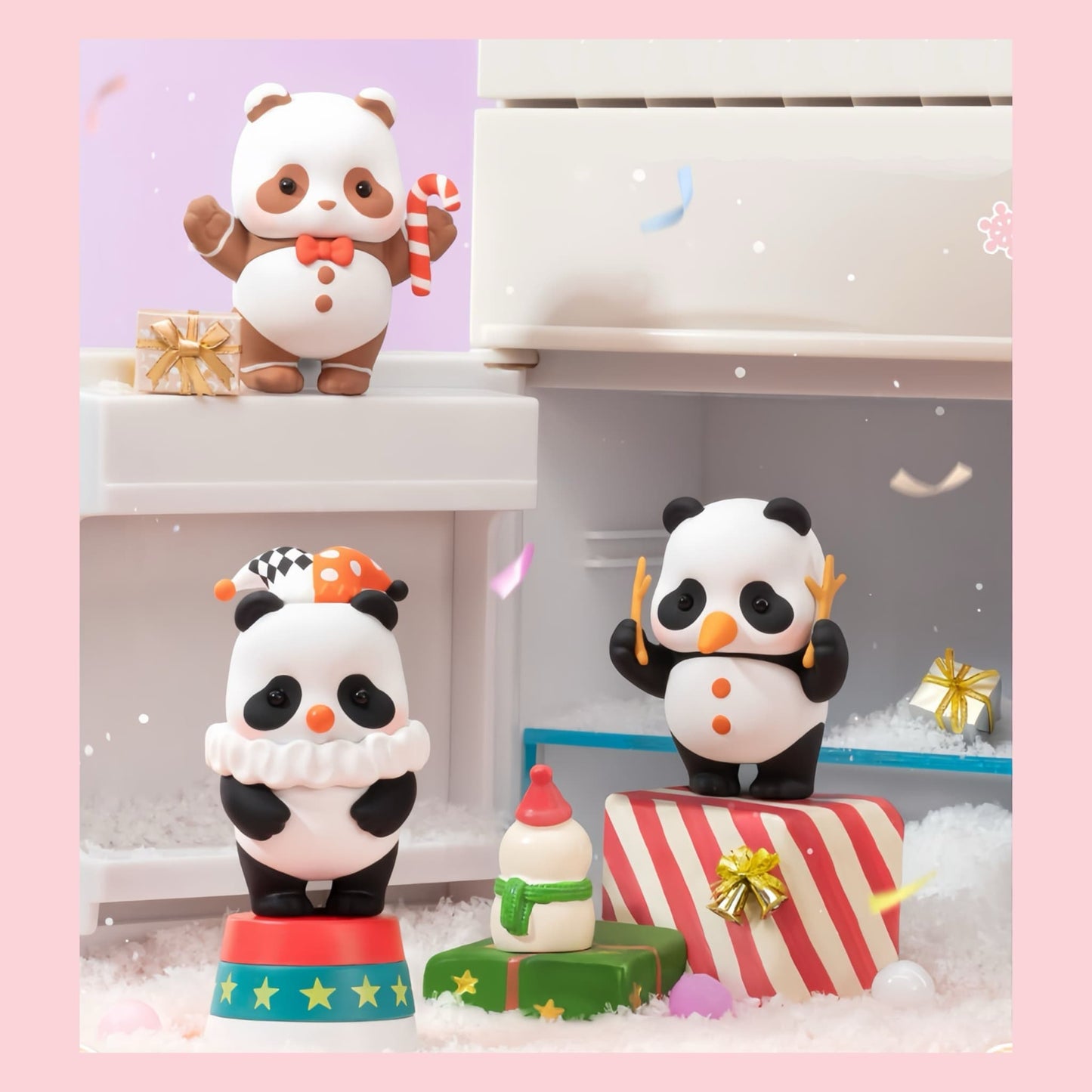 Panda Mini Kingdom – Collectible Keychains & Stickers with Hidden Surprises