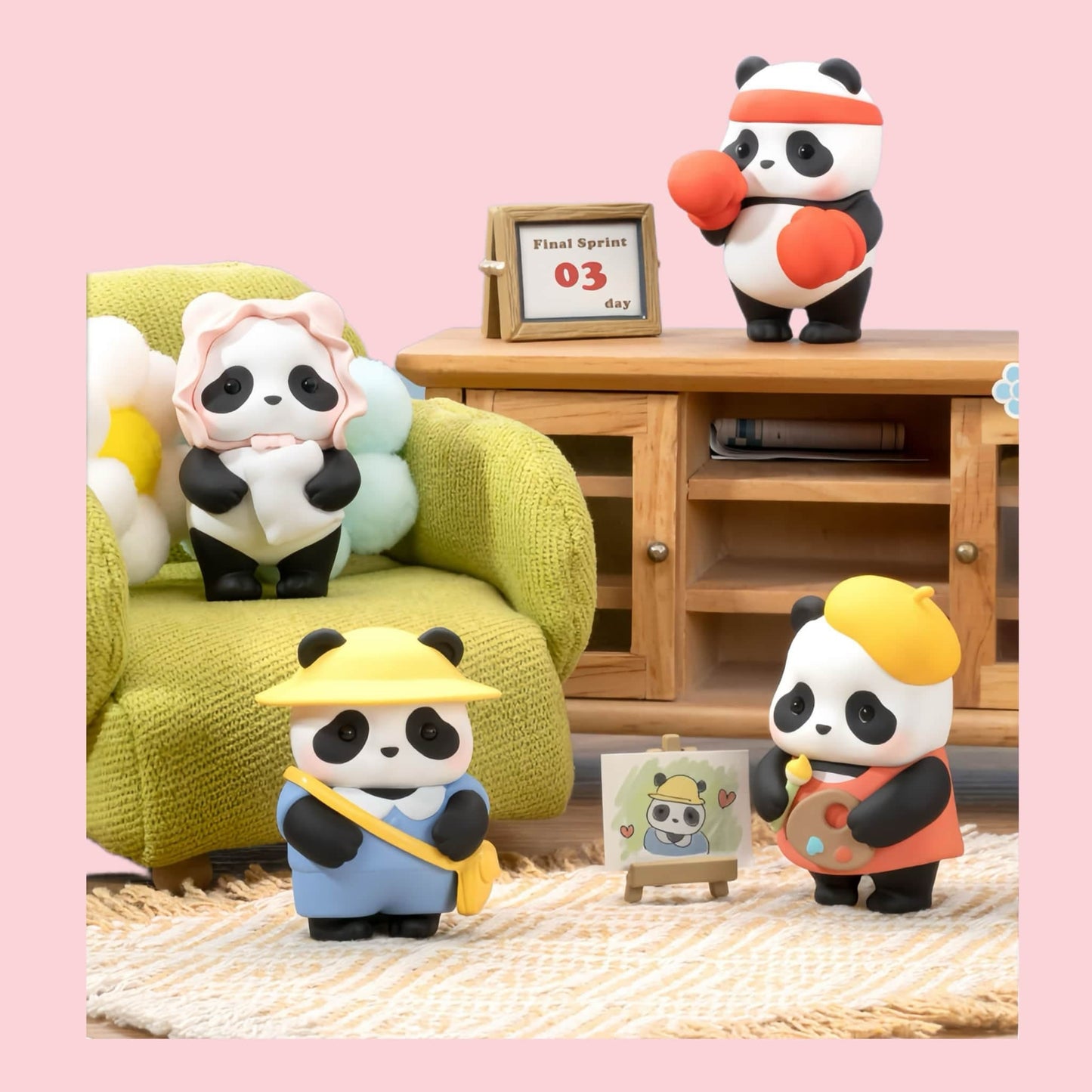 Panda Mini Kingdom – Collectible Keychains & Stickers with Hidden Surprises