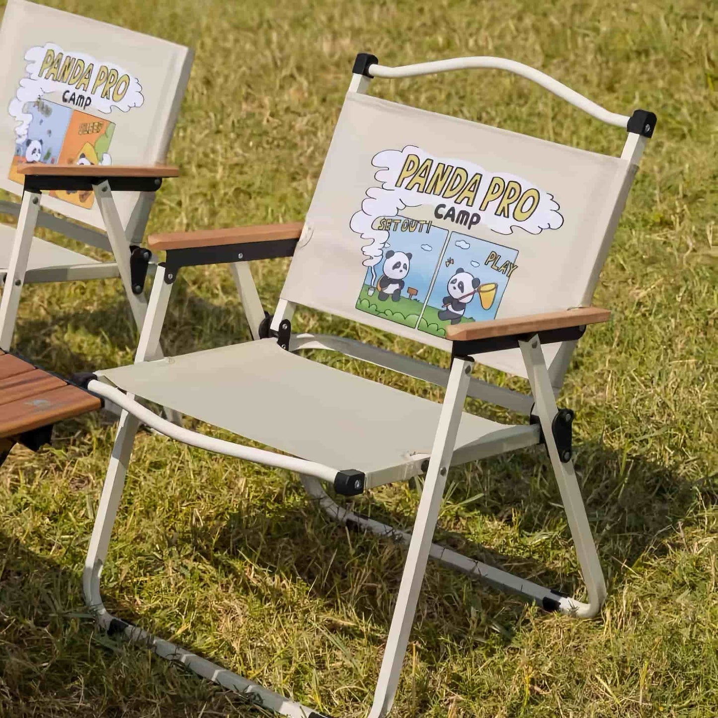 Panda Camping Chair – Ergonomically Designed for Comfort & Stability 🐼💺