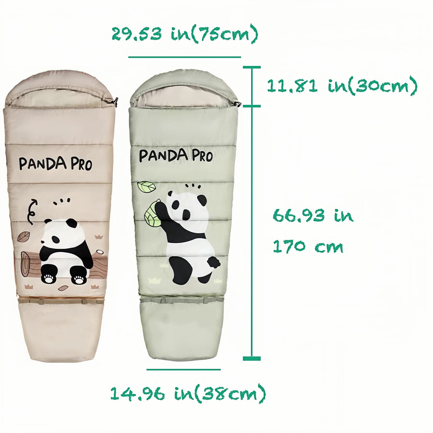 Panda Sleep Buddy – Cozy Convertible Sleeping Bag for Kids 🐼🛏️✨