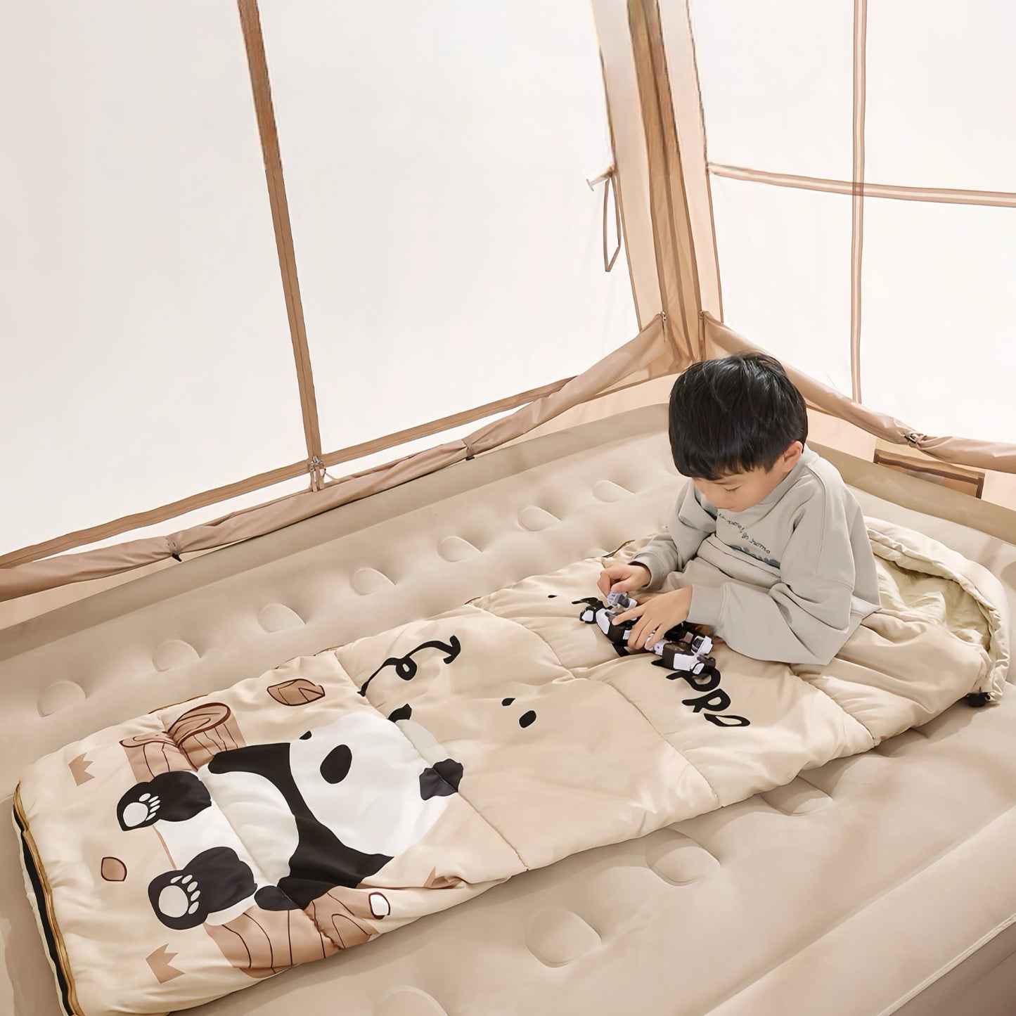 Panda Sleep Buddy – Cozy Convertible Sleeping Bag for Kids 🐼🛏️✨