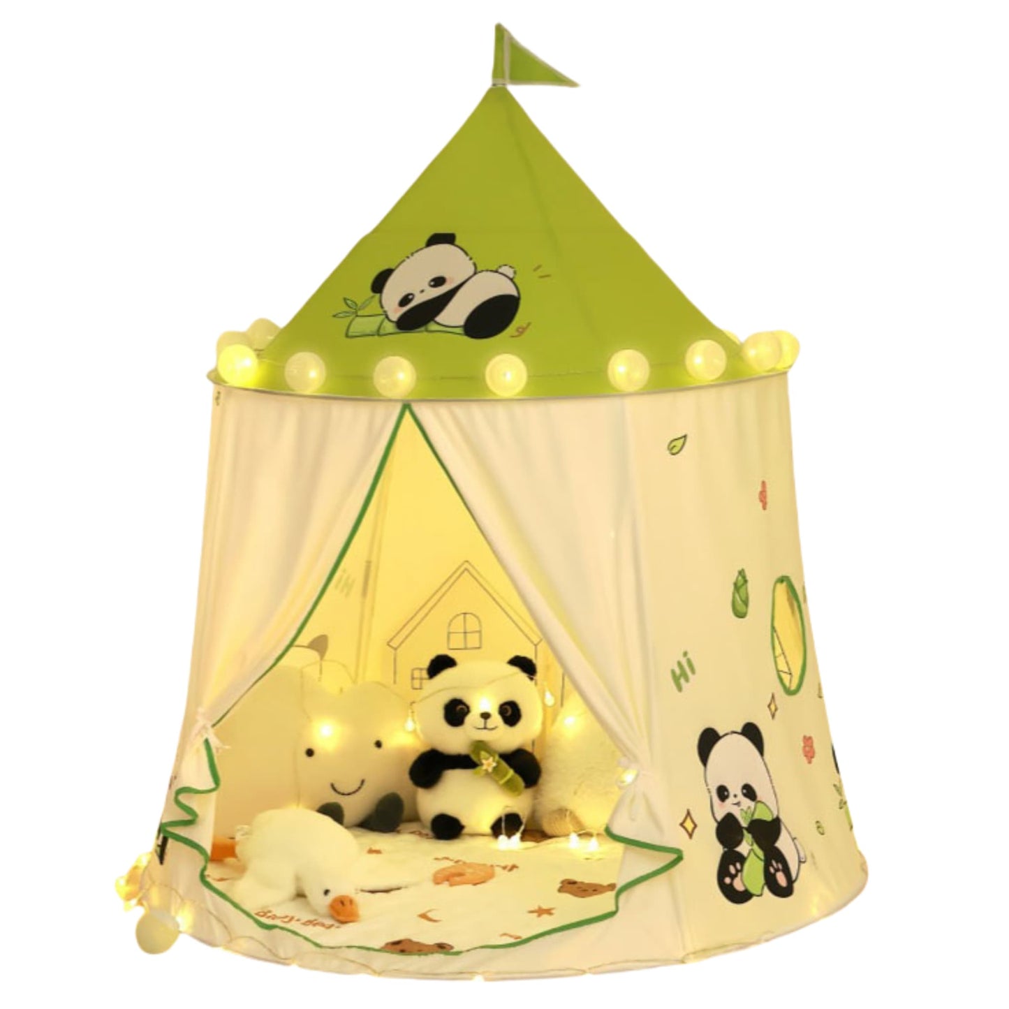 Panda-Themed Kids Tent โ Comfortable, Breathable, and Great for Parent-Child Bonding