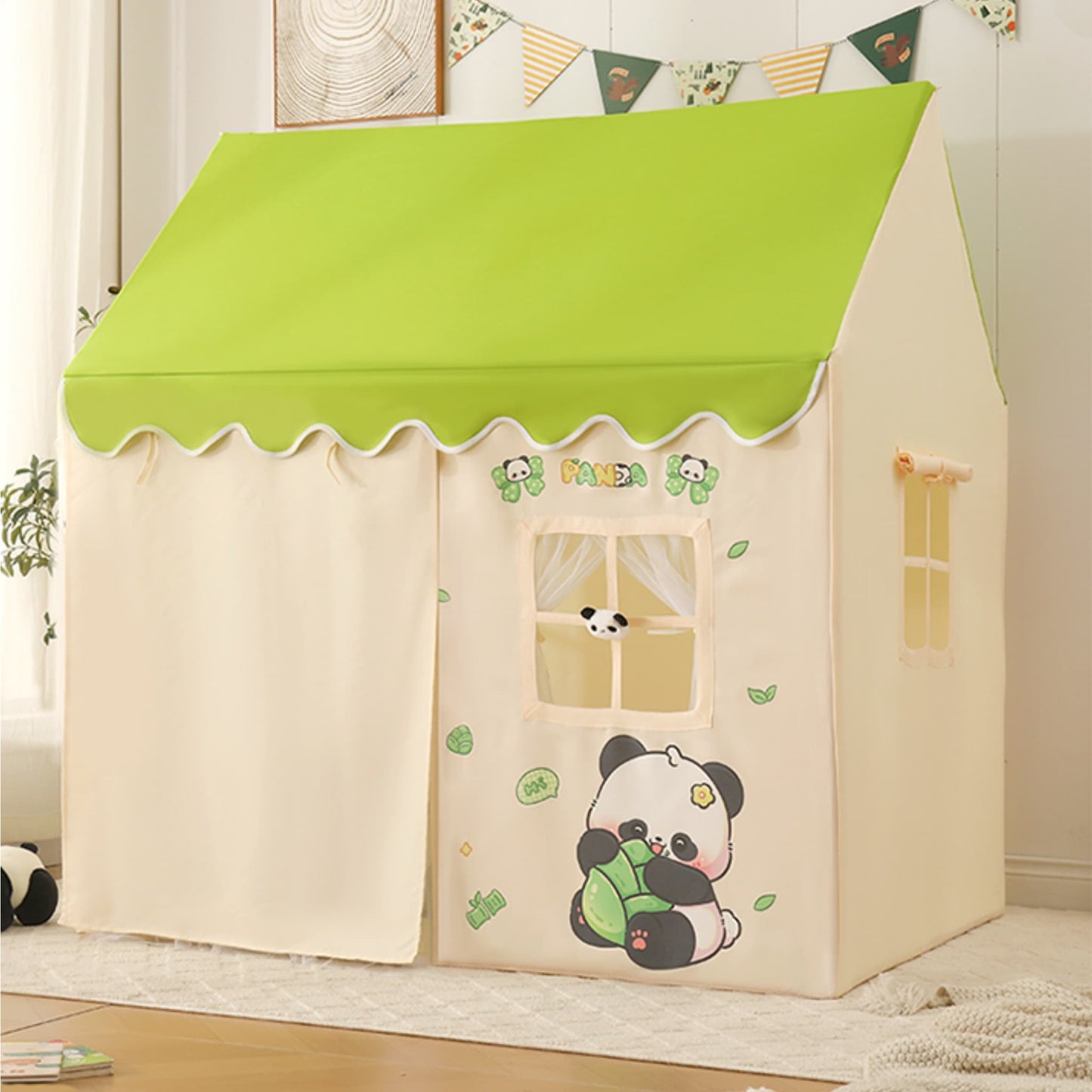 Tienda de campaña Panda: la base secreta perfecta para tu pequeño 🐼🌟