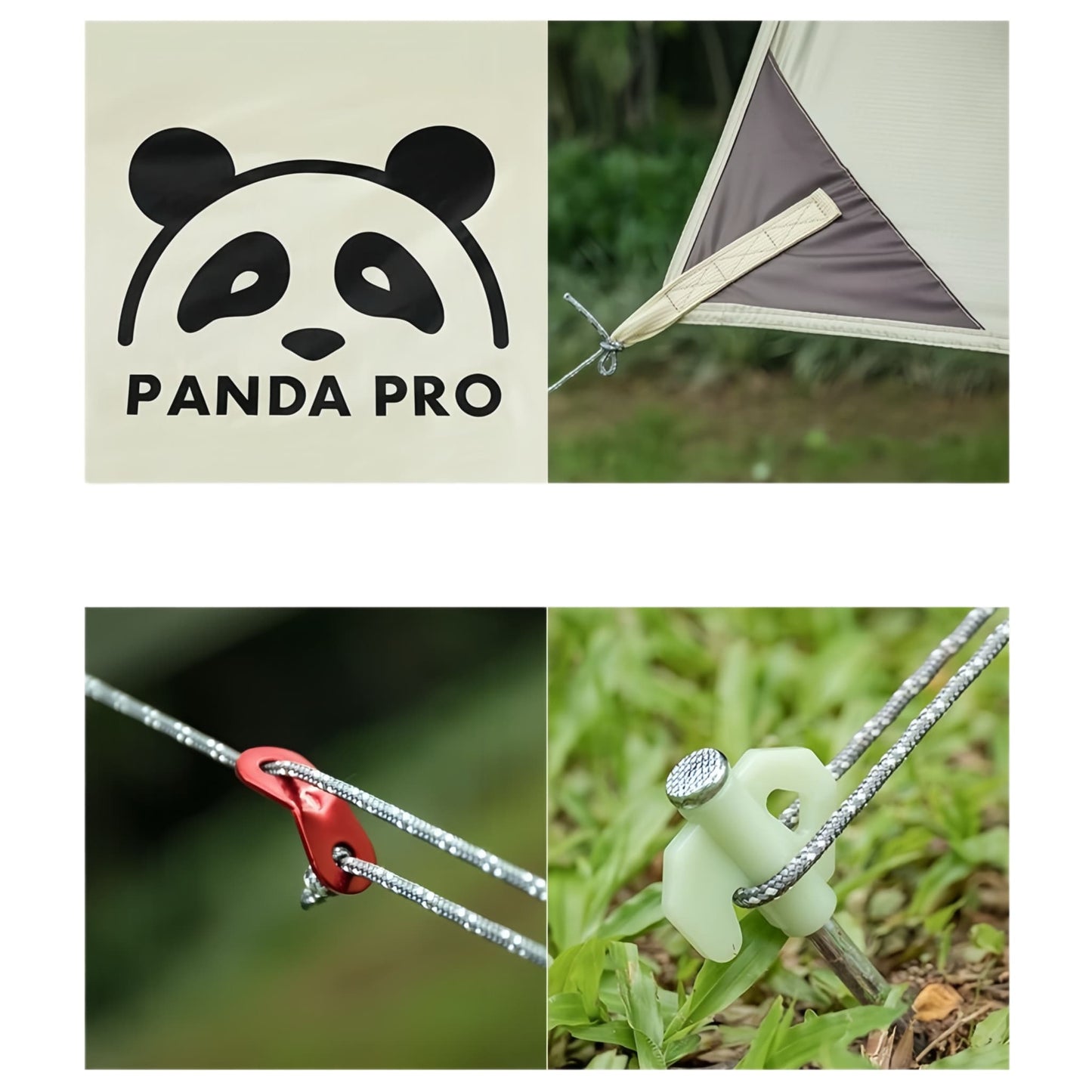 Tienda de campaña Panda: un refugio espacioso y elegante para 6-10 personas 🐼⛺️🌞