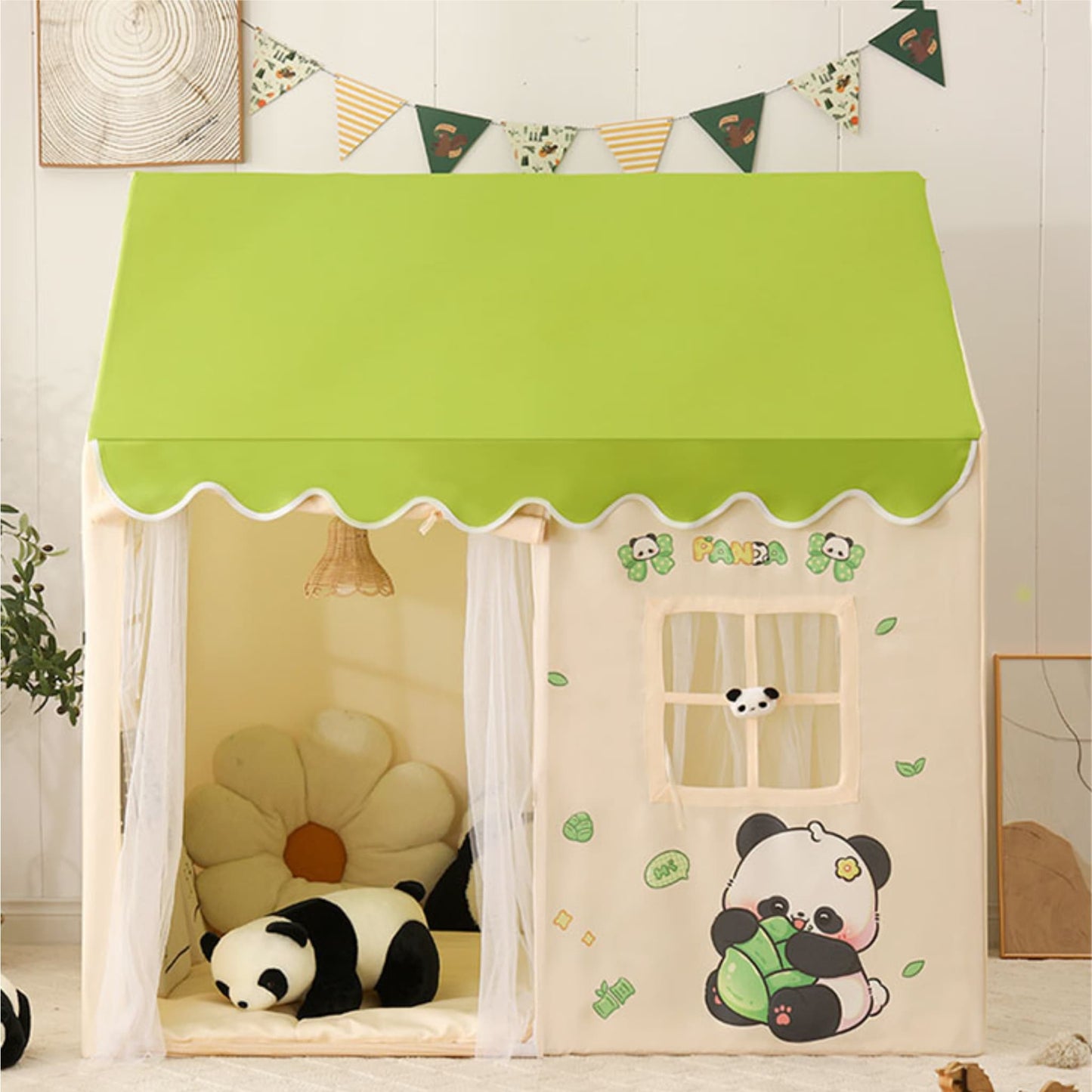 Tienda de campaña Panda: la base secreta perfecta para tu pequeño 🐼🌟