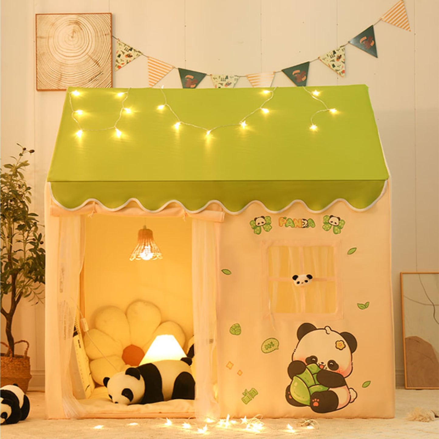 Tienda de campaña Panda: la base secreta perfecta para tu pequeño 🐼🌟
