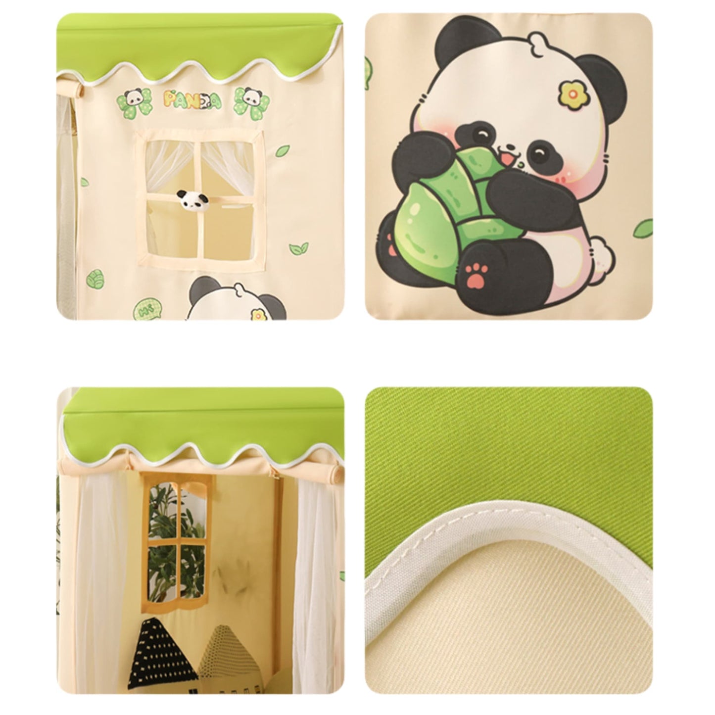 Tienda de campaña Panda: la base secreta perfecta para tu pequeño 🐼🌟