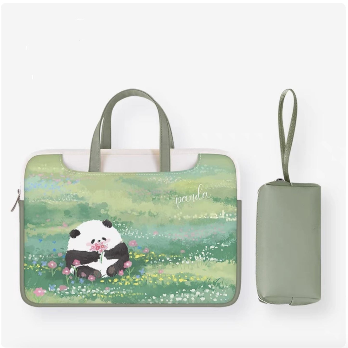 Funda para portátil Panda: un refugio acogedor para tu portátil 🐼💻