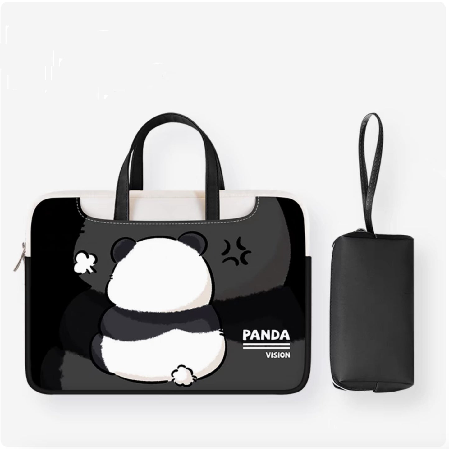 Funda para portátil Panda: un refugio acogedor para tu portátil 🐼💻