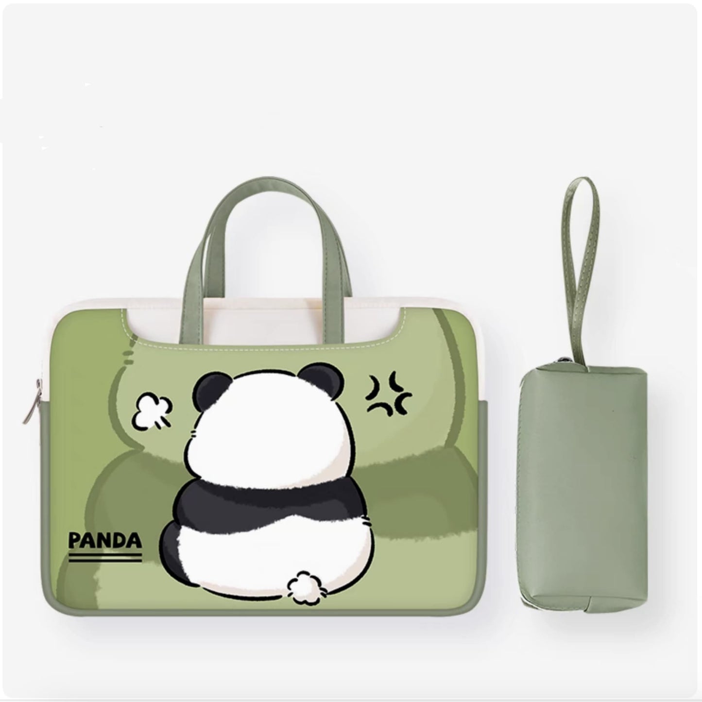 Funda para portátil Panda: un refugio acogedor para tu portátil 🐼💻