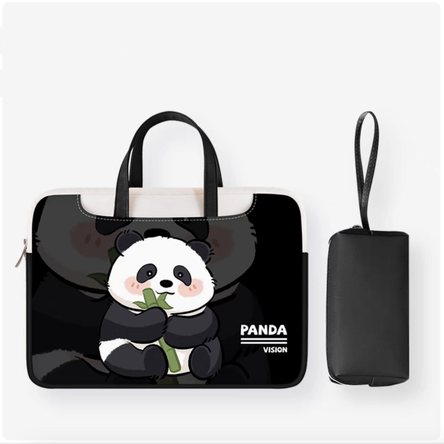 Funda para portátil Panda: un refugio acogedor para tu portátil 🐼💻