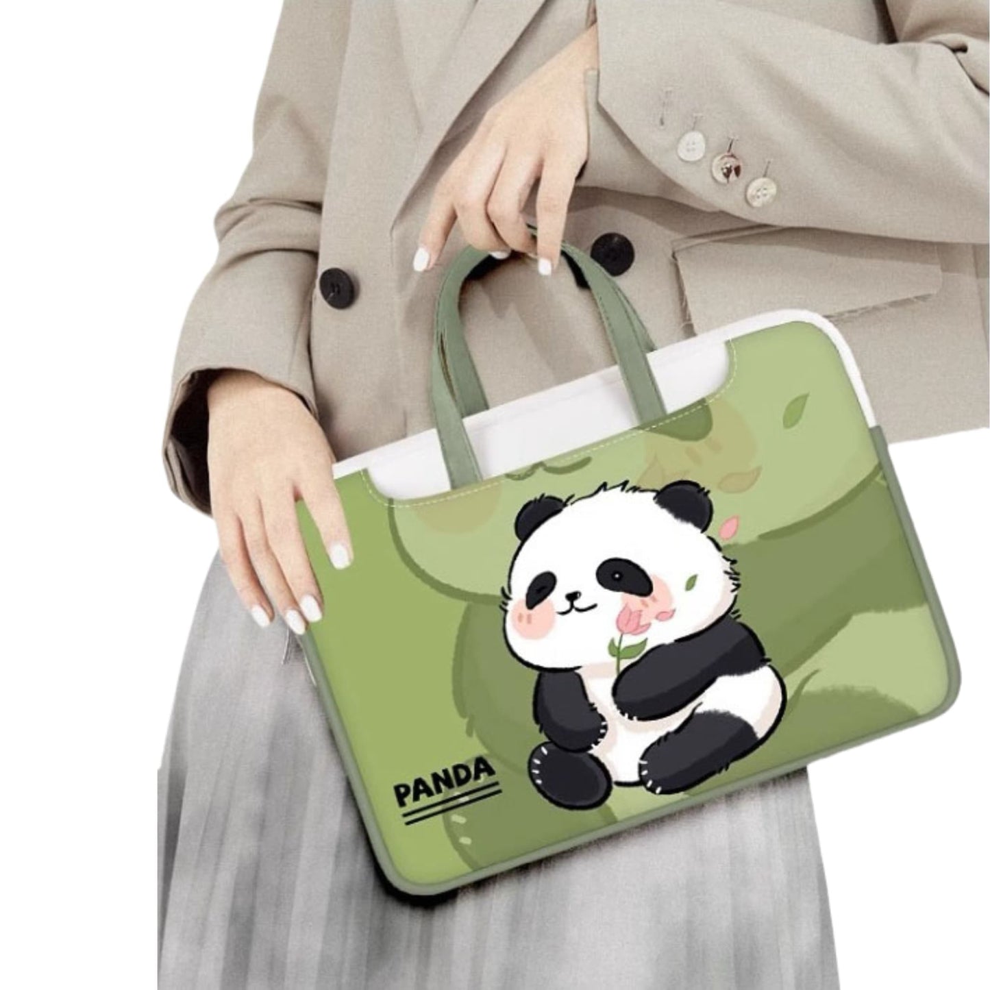 Funda para portátil Panda: un refugio acogedor para tu portátil 🐼💻