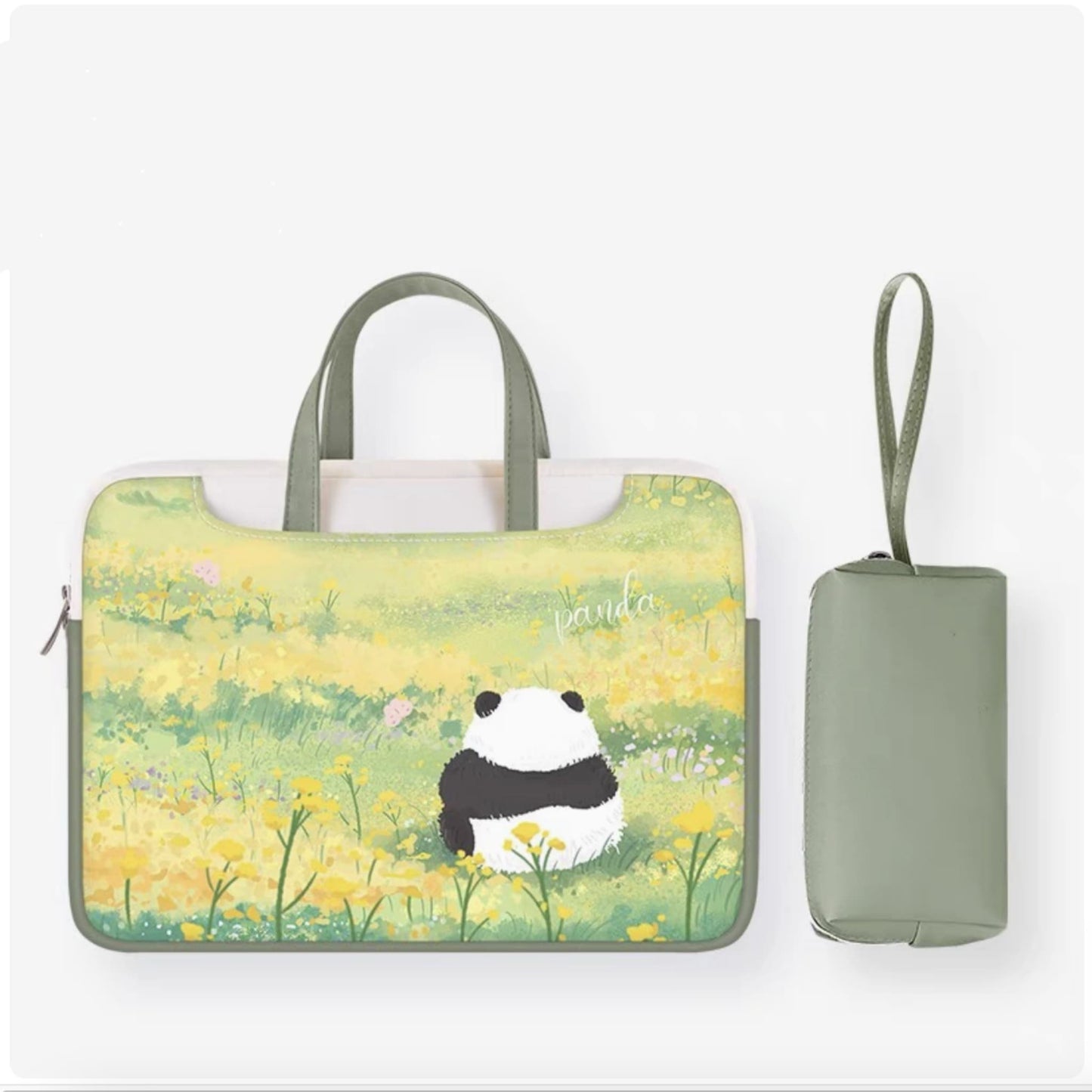 Funda para portátil Panda: un refugio acogedor para tu portátil 🐼💻