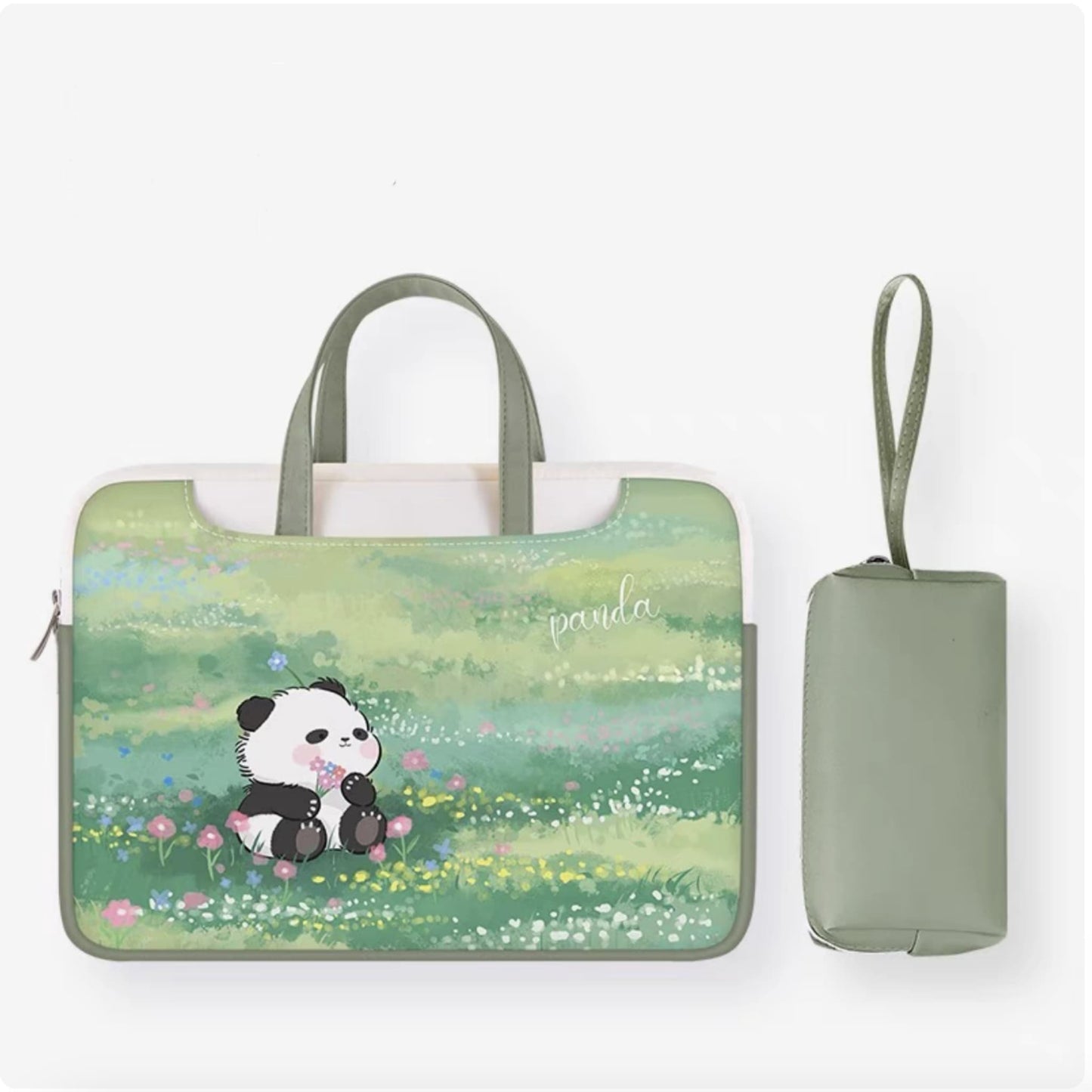 Funda para portátil Panda: un refugio acogedor para tu portátil 🐼💻