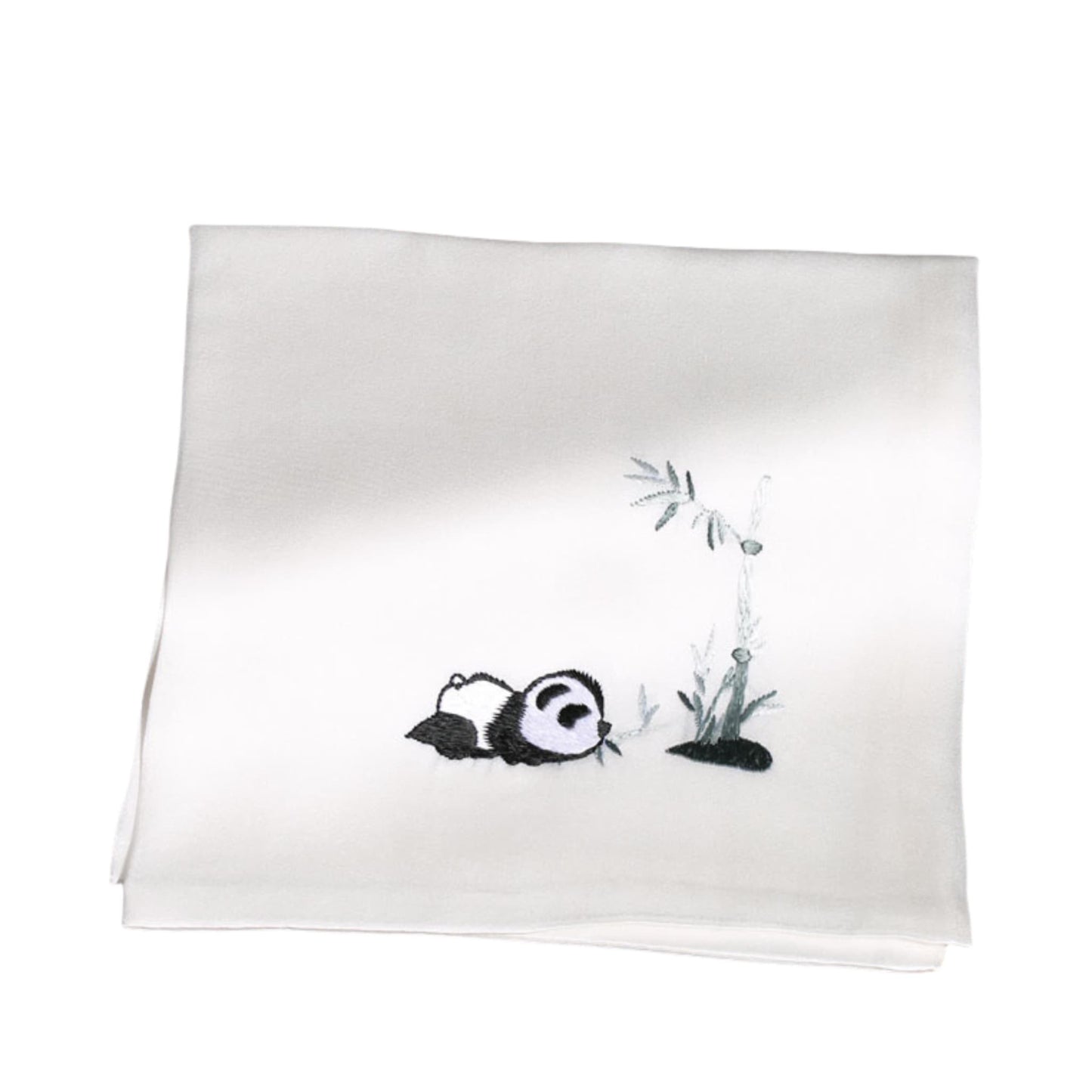 Bufanda de seda de panda: un toque de tradición y encanto 🐼💖