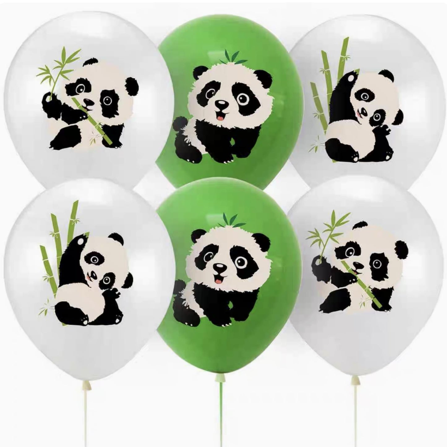 パンダバルーンセット – パーティーに1000%の可愛さをプラス 🎉🐼