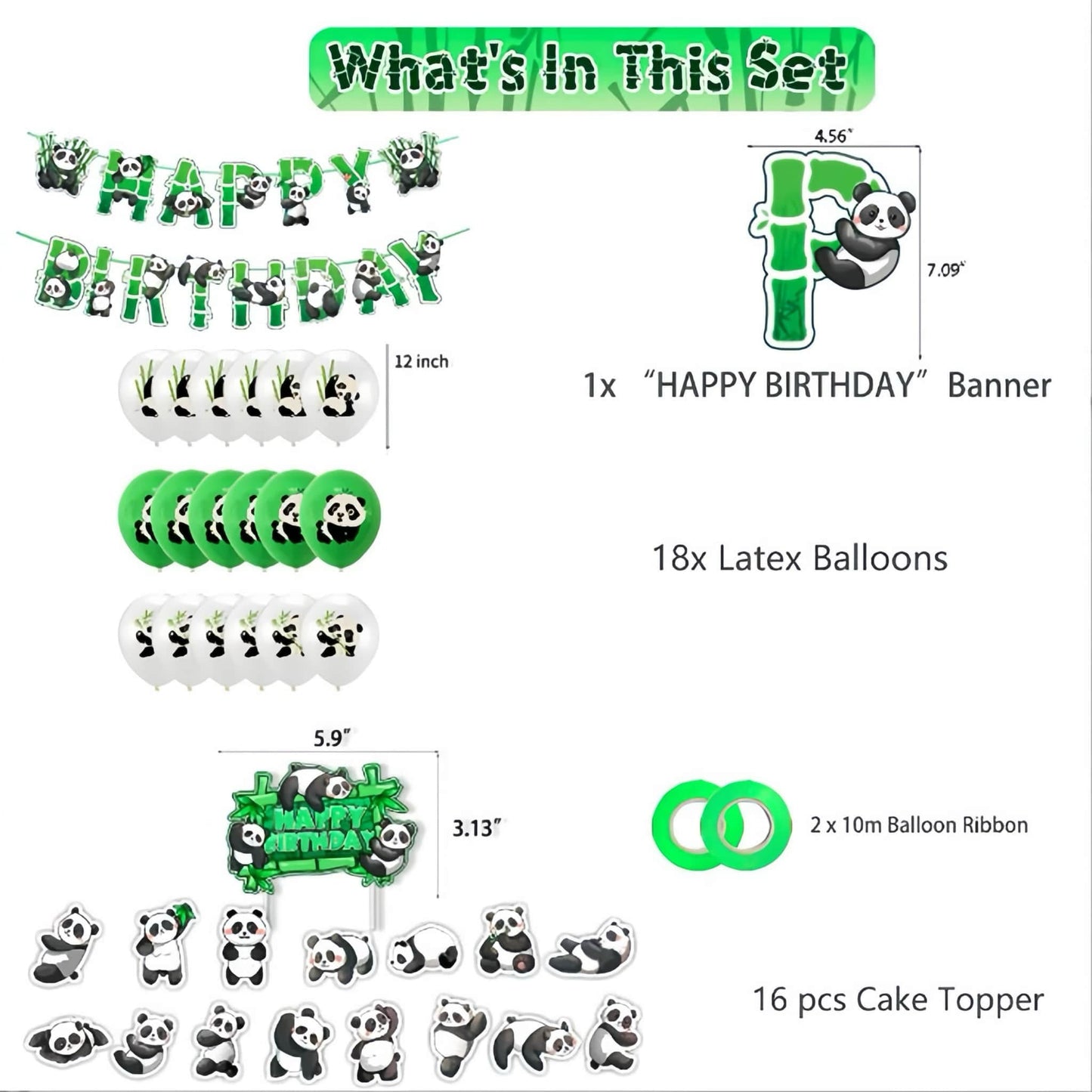 Panda Balloon Set – Add 1000% Cuteness to Your Party 🎉🐼