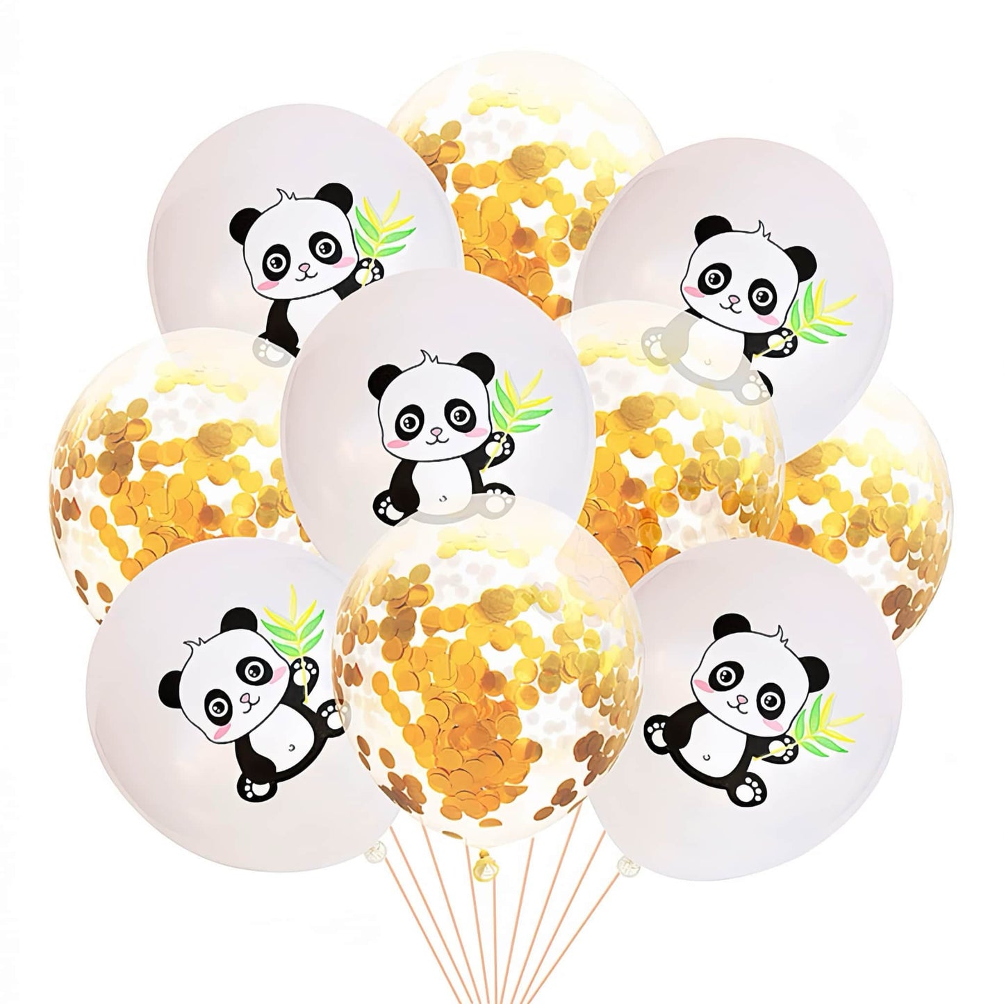Set de globos con forma de panda: ¡Añade un toque de ternura a tu fiesta! 🎉🐼