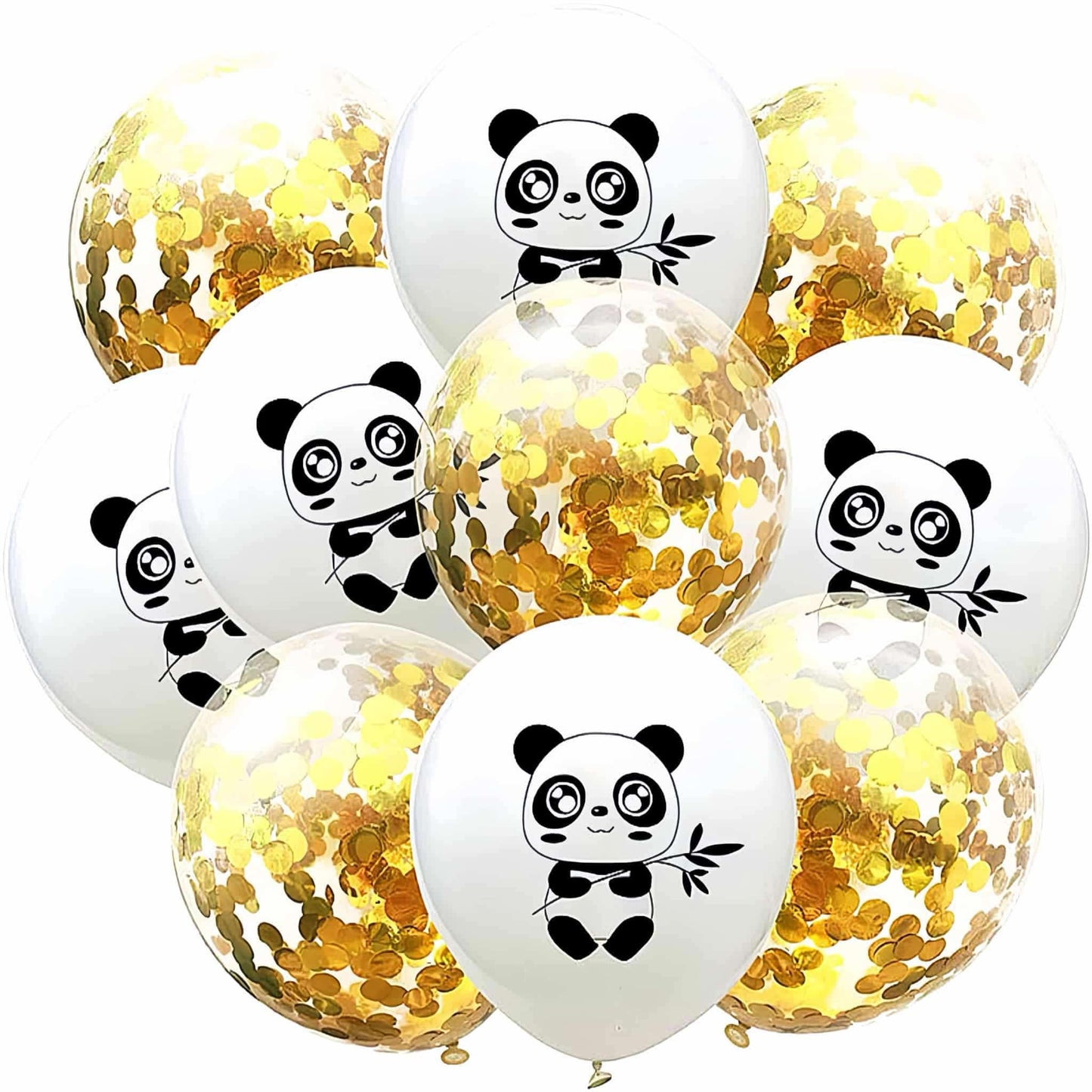 Set de globos con forma de panda: ¡Añade un toque de ternura a tu fiesta! 🎉🐼