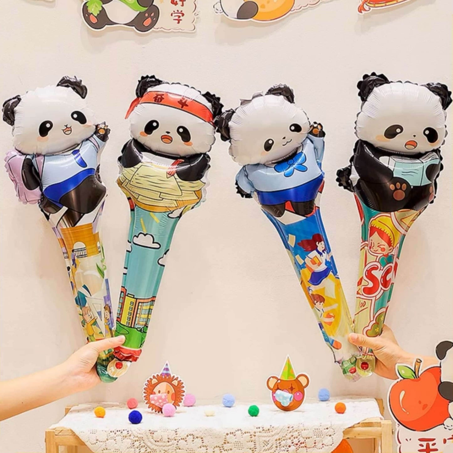 Globos con forma de panda: ¡Añade un toque de ternura a tu fiesta! 🎉🐼