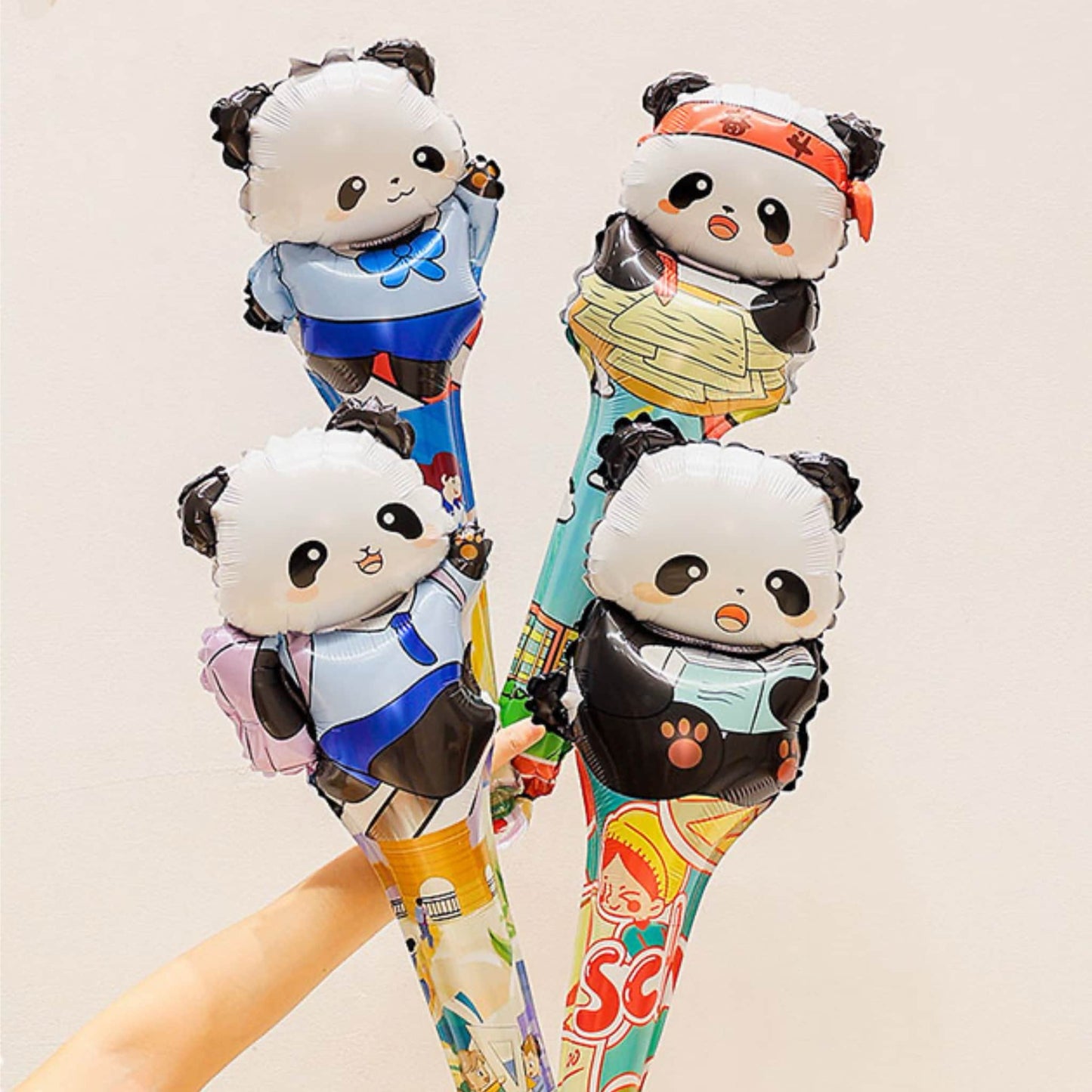 Globos con forma de panda: ¡Añade un toque de ternura a tu fiesta! 🎉🐼