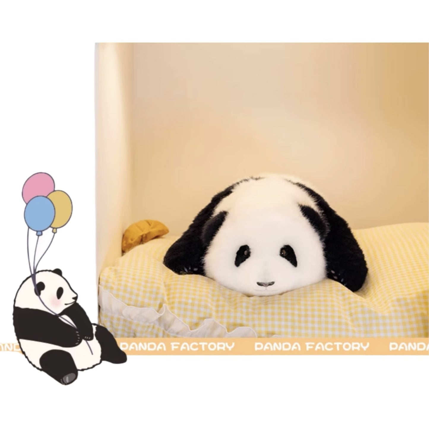 双子パンダ「He Hua & He Ye」 – 手作り限定版パンダぬいぐるみ 🐼💖