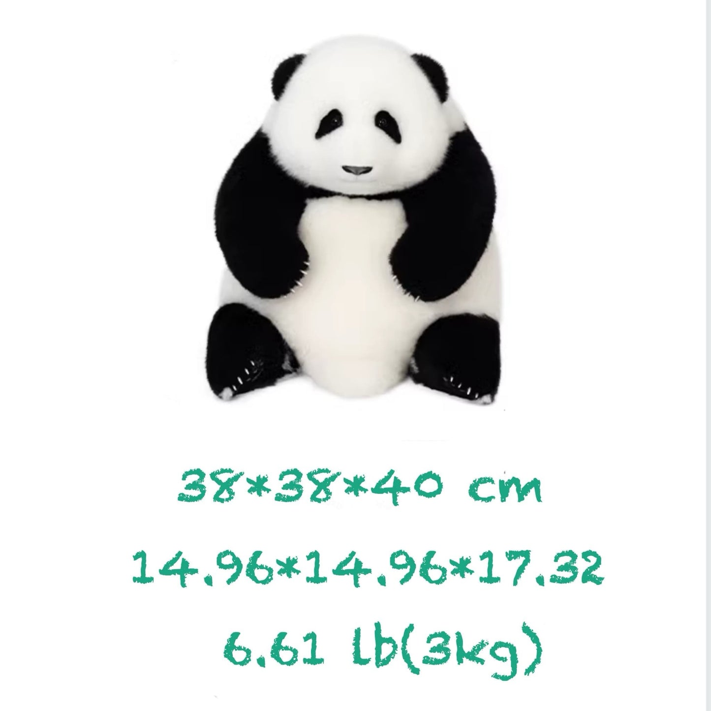 He Hua Panda Twins - Handcrafted Limited Edition Panda Plush with Realistic Features 🐼💖