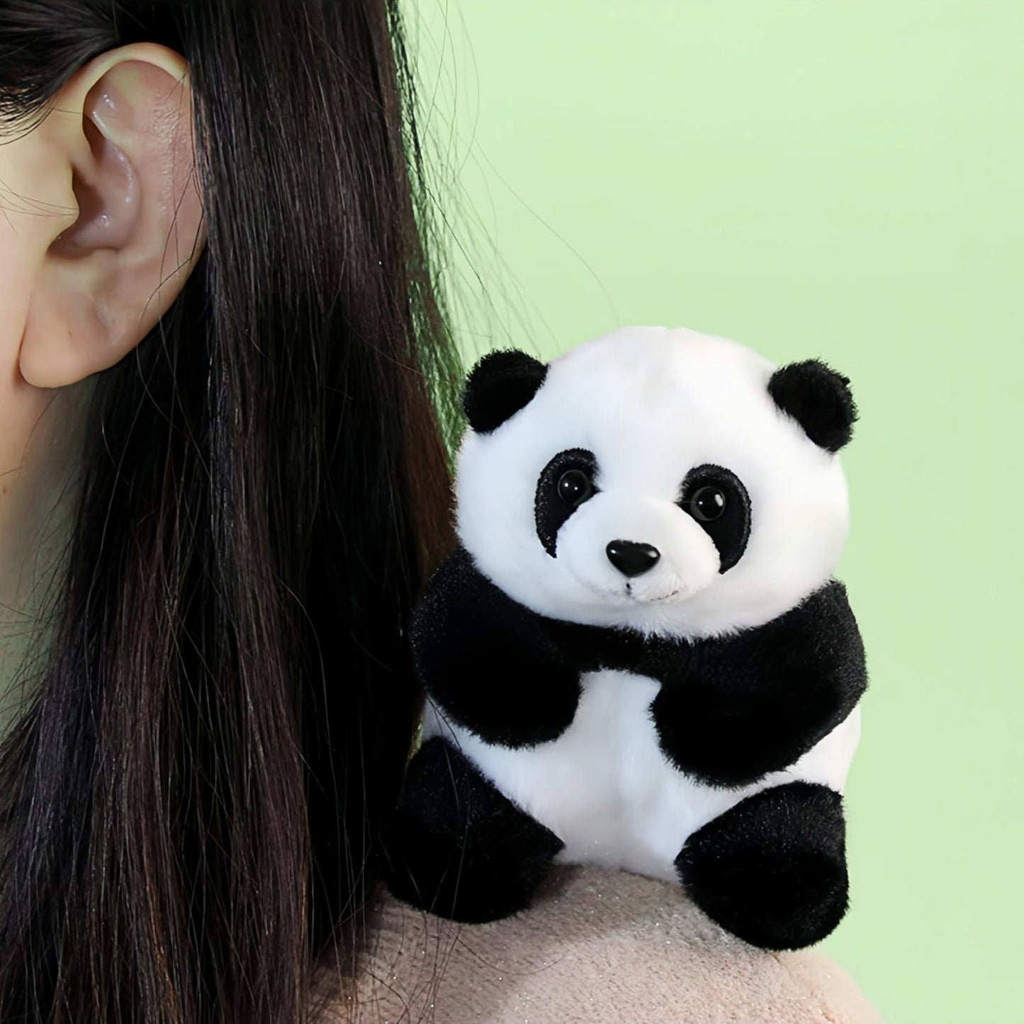 Panda de peluche Hua Hua Shoulder: un compañero de abrazos magnético que se queda contigo 🐼💕