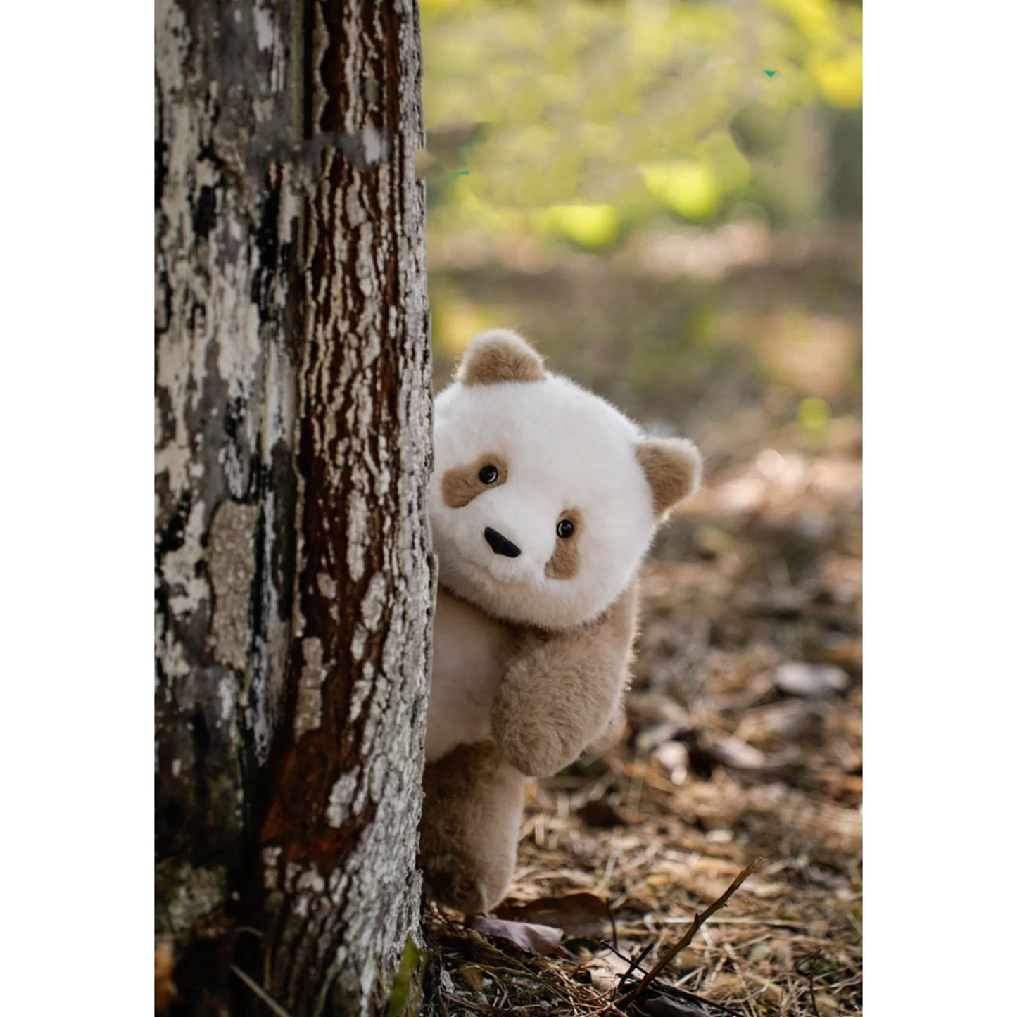 Qi Zai Panda – 珍しい茶色のパンダのぬいぐるみ、とってもかわいい仲間🐼💫