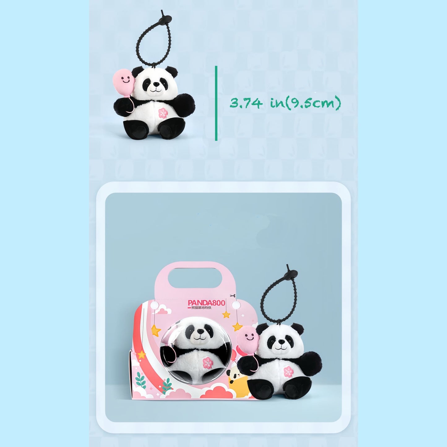 Adopt-A-Panda Plush Charm – Your Pocket-Sized Happiness Hero 🐼💫