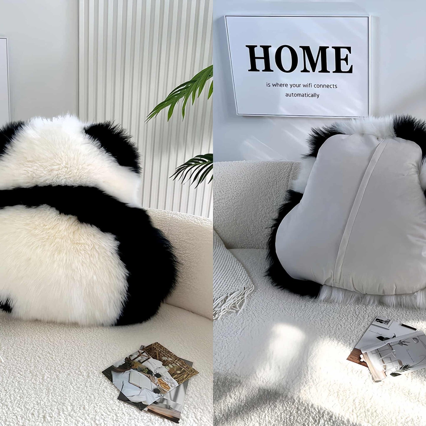 ๐ผ Panda Plush Pillow โ Cute, Comfy & Multi-Use!