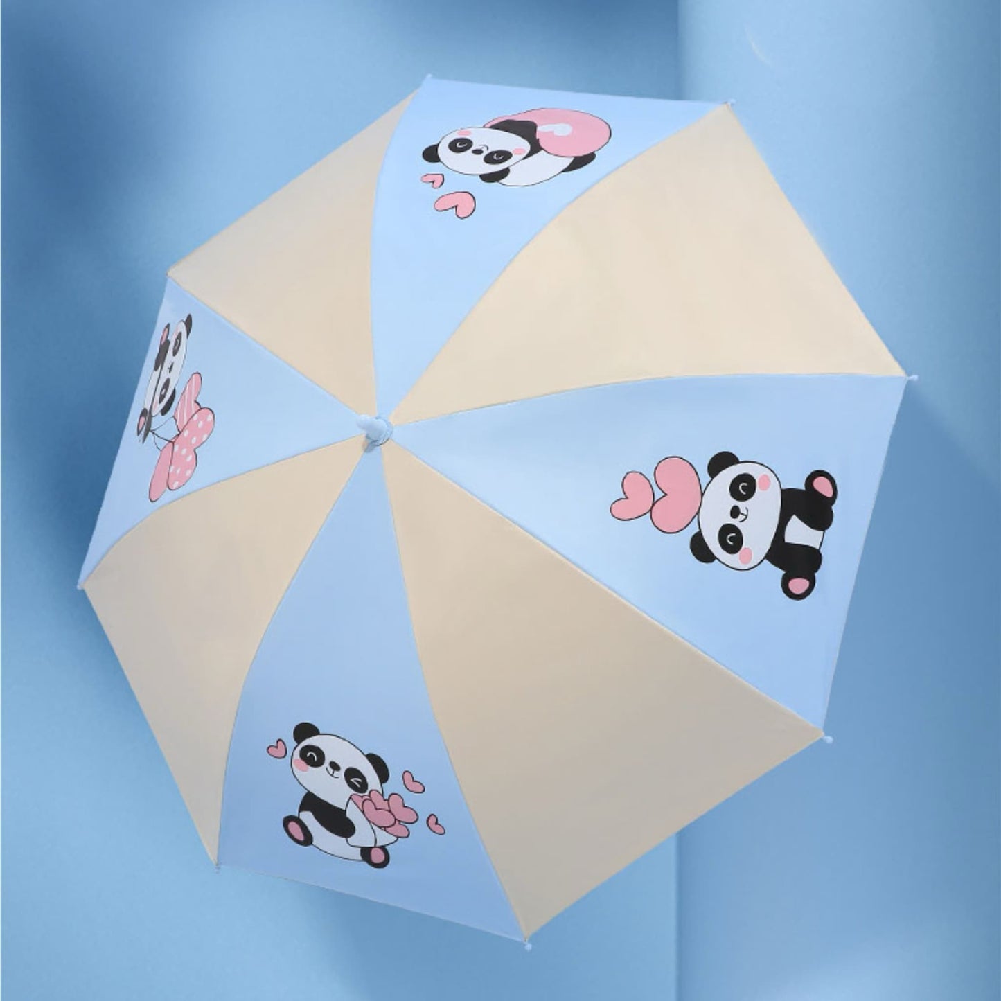 ☂️ パンダサンシールド – パンダの顔がデザインされたポータブル UPF50+ UVカット傘 | 防風・防水