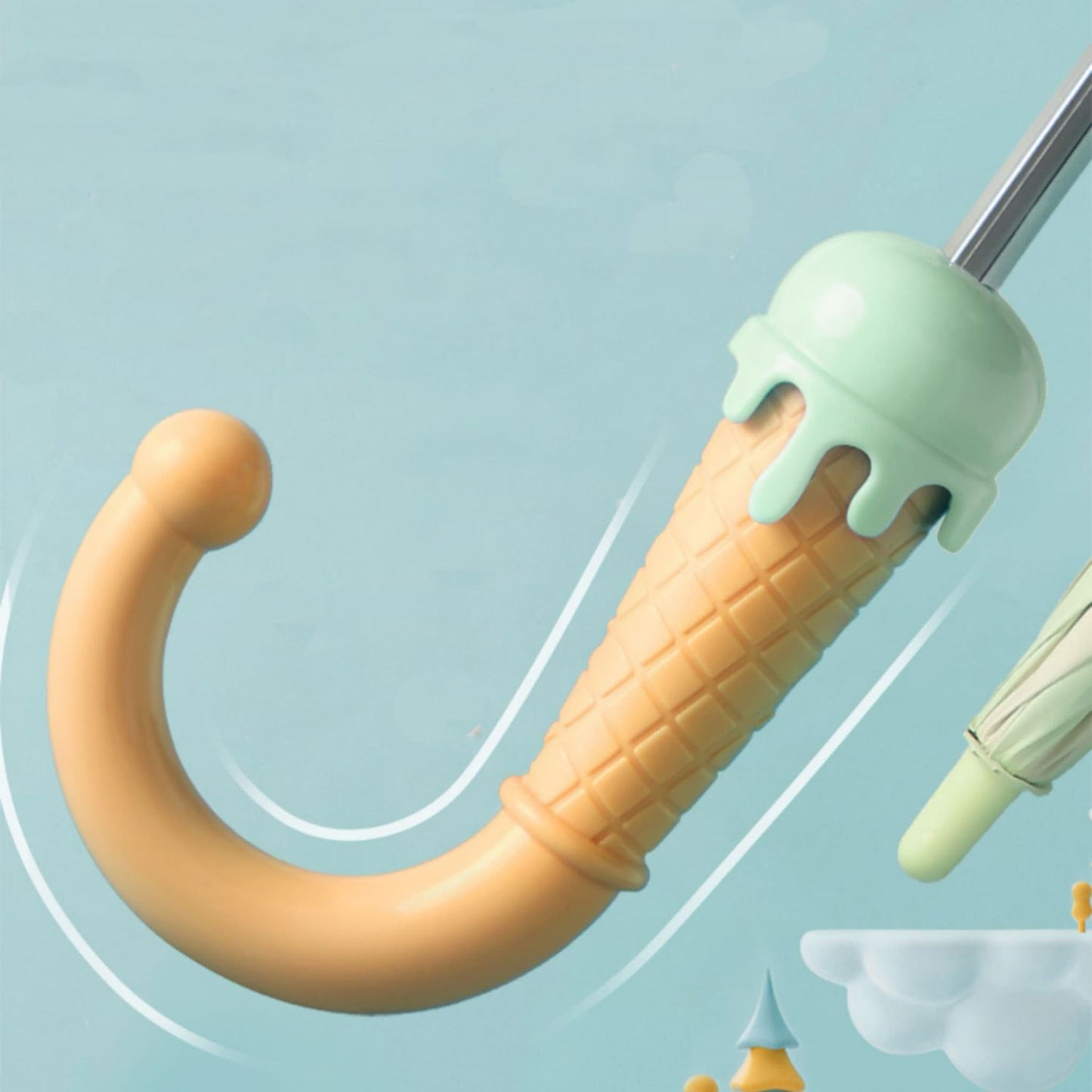 ☂️ パンダサンシールド – パンダの顔がデザインされたポータブル UPF50+ UVカット傘 | 防風・防水