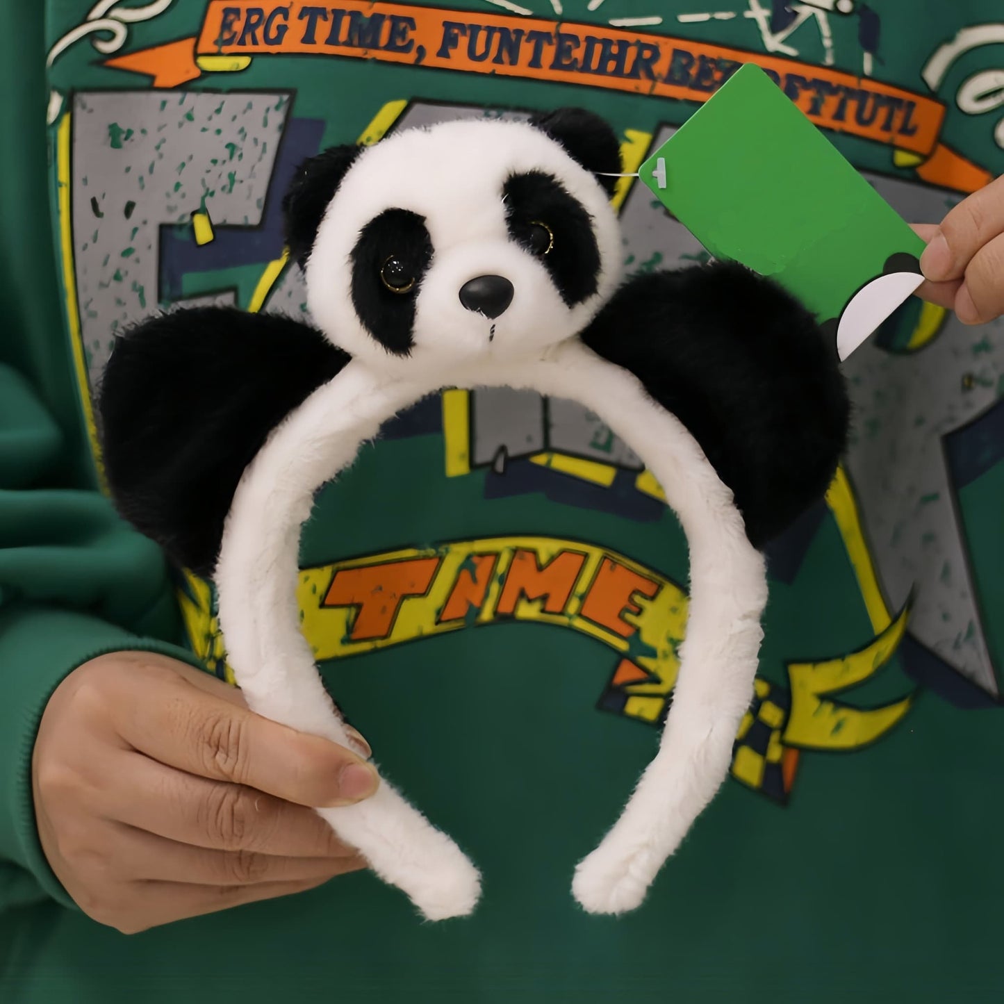 Panda Headband โ Cute and Versatile Hair Decoration for Panda Lovers