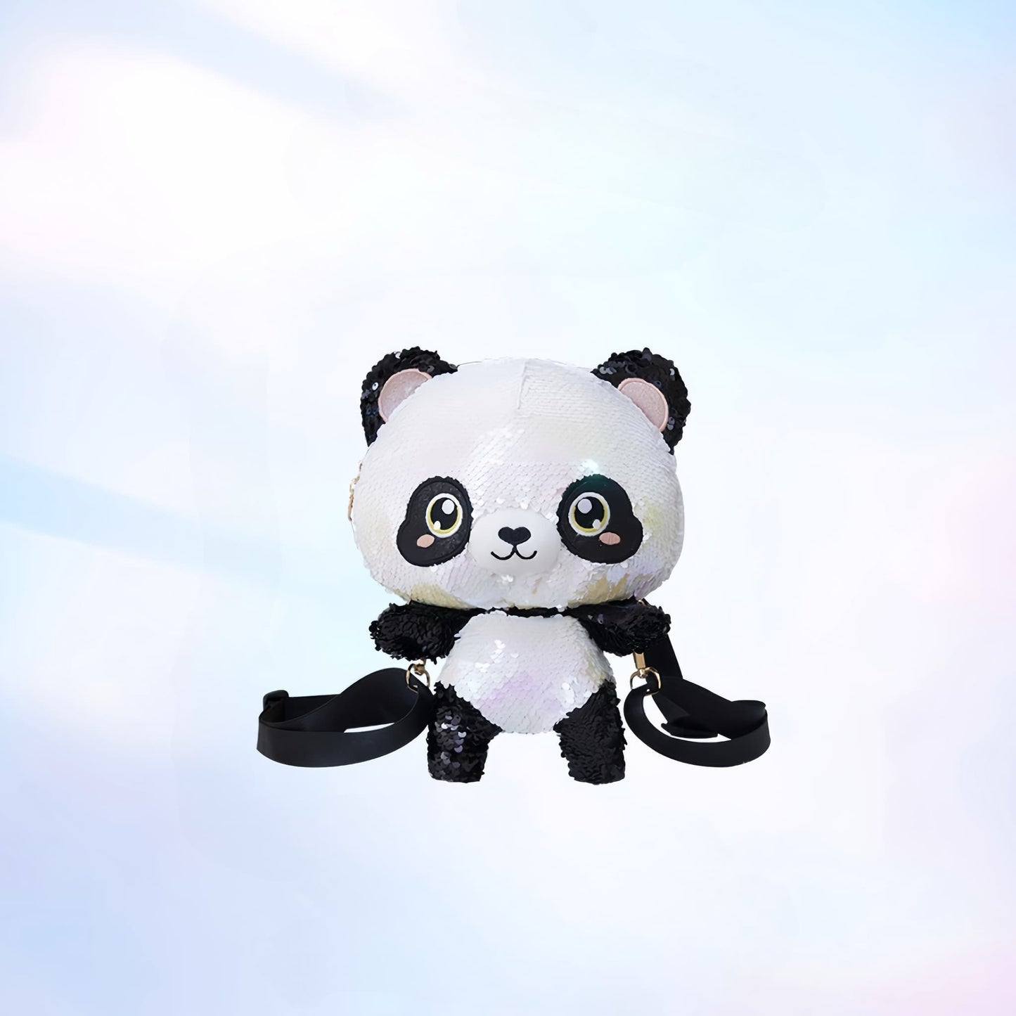 ✨ Mochila convertible Shiny Panda: brilla con cada paso