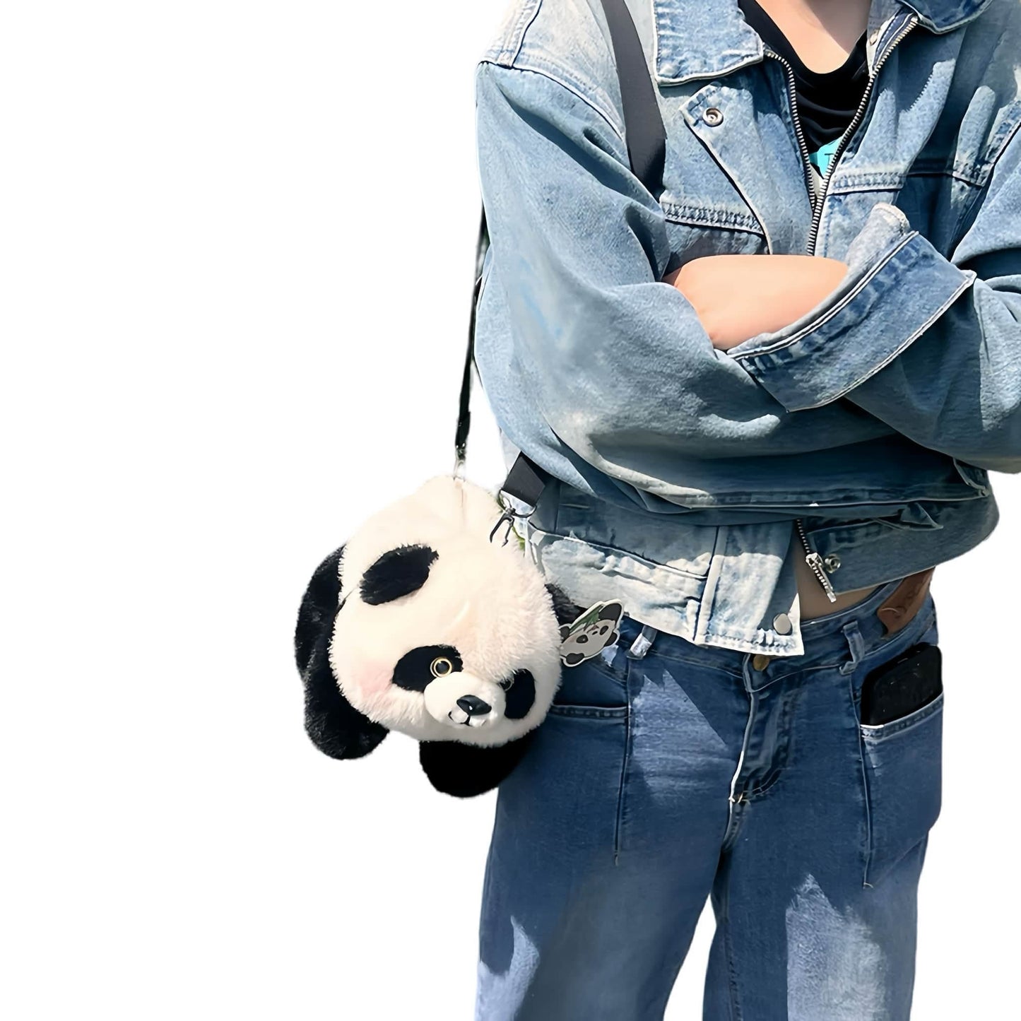 Mochila de peluche Hua Hua Panda: ¡estilo, comodidad y ternura en uno!