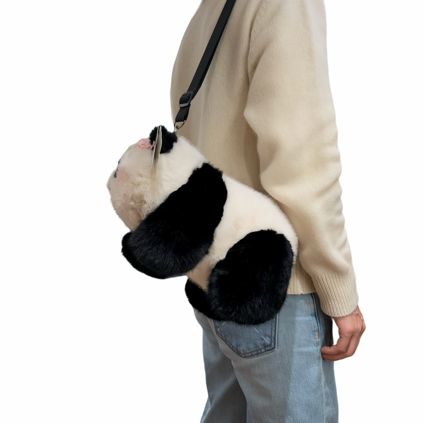 Mochila de peluche Hua Hua Panda: ¡estilo, comodidad y ternura en uno!