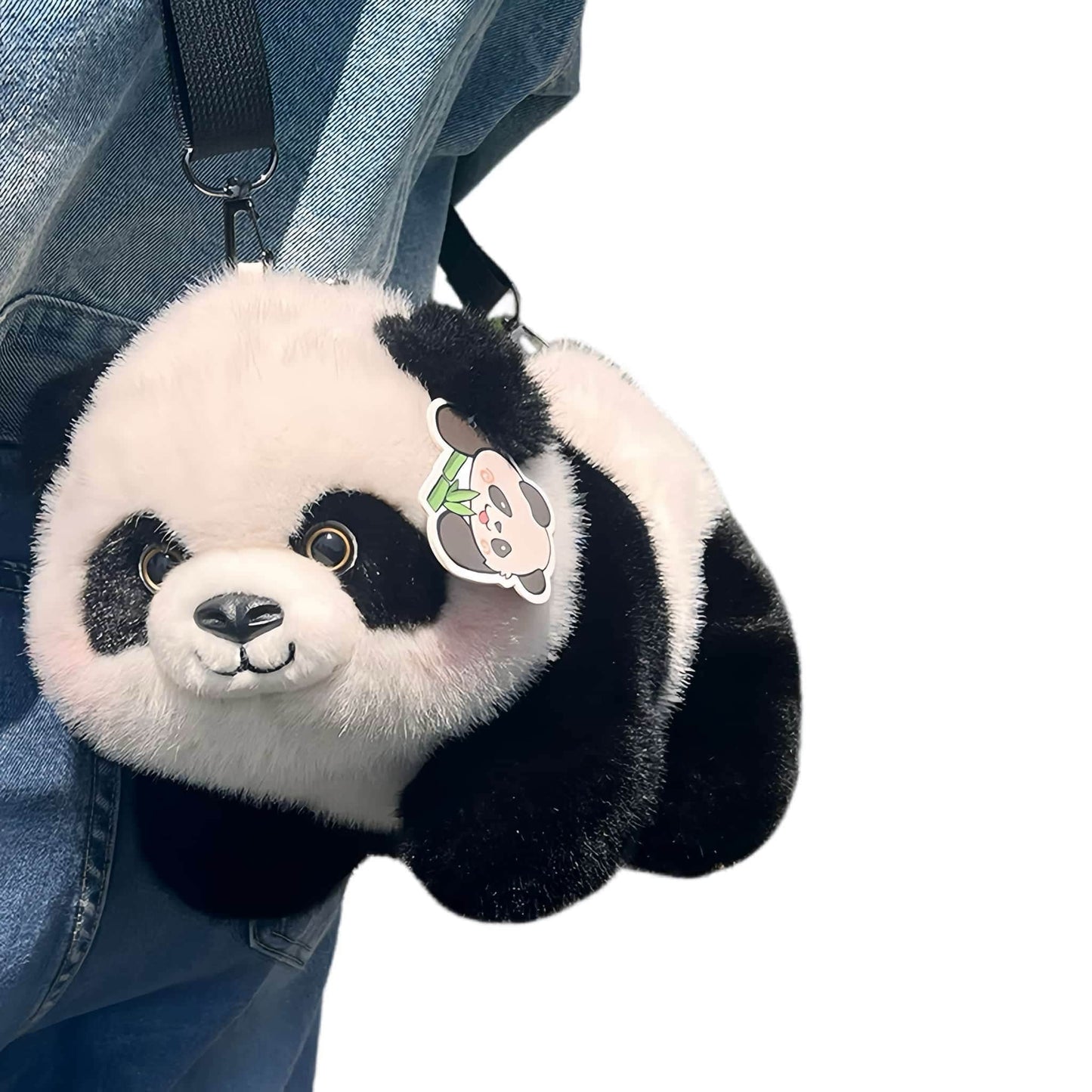 Mochila de peluche Hua Hua Panda: ¡estilo, comodidad y ternura en uno!