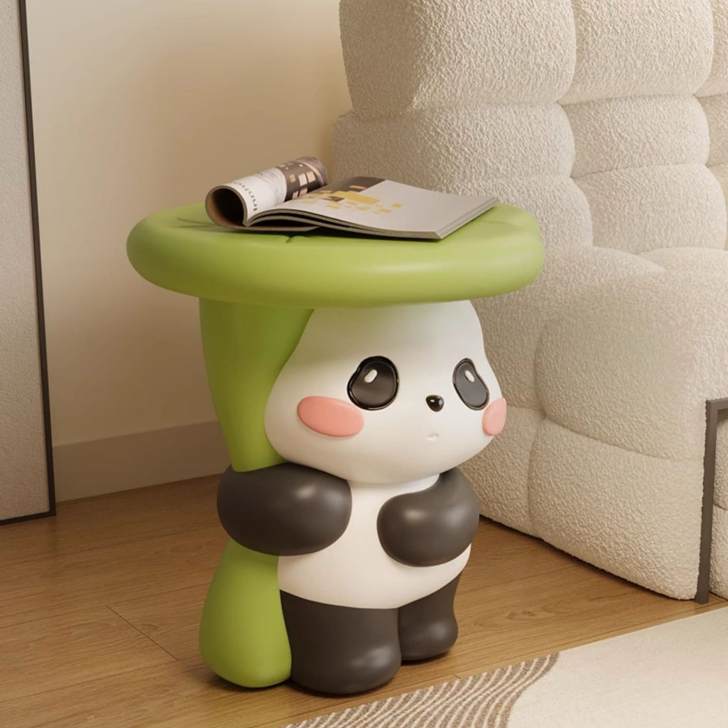 Mesa de centro y espacio de almacenamiento con temática de panda: adorable, práctica y llena de encanto 🐼💖