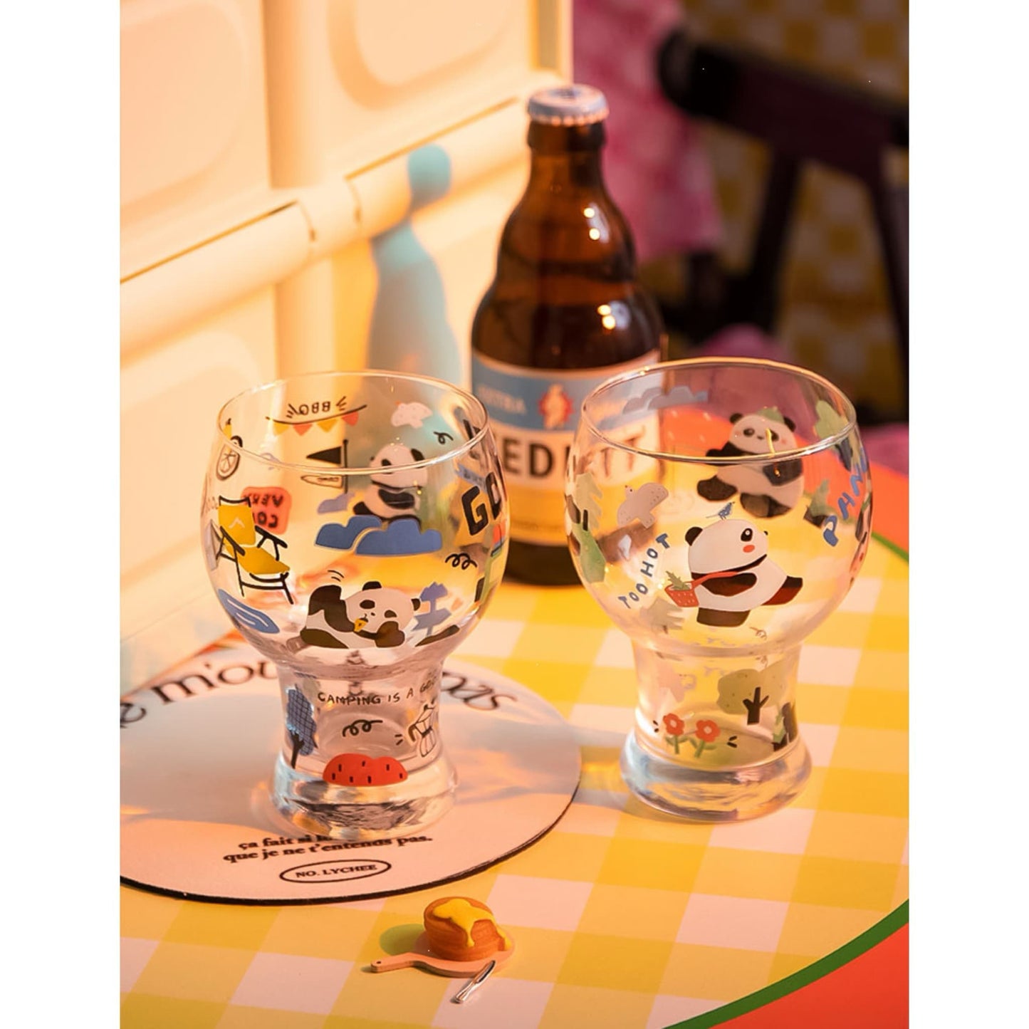 パンダのショットグラス – あなたの愛らしい飲み友達 🐼🍷