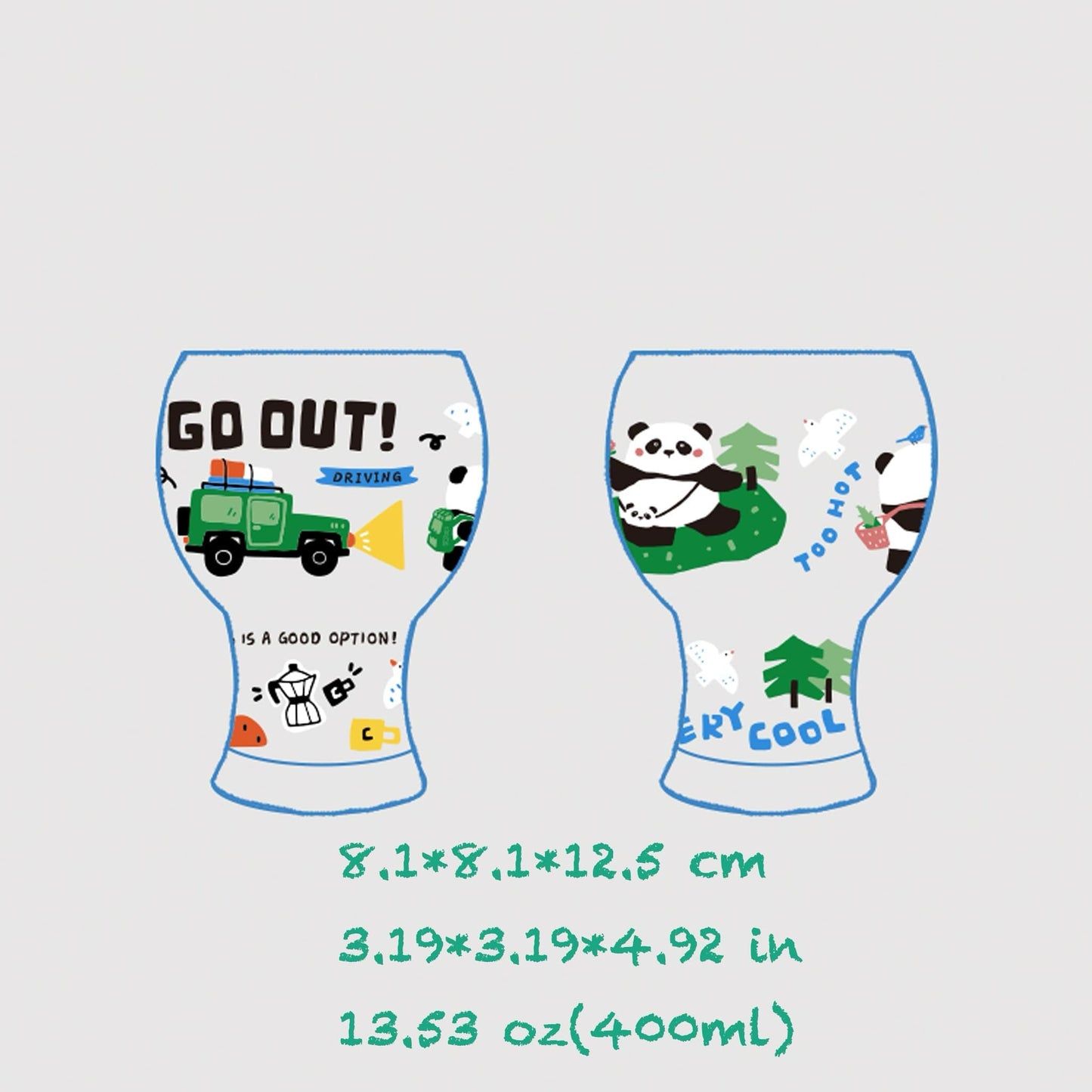 パンダのショットグラス – あなたの愛らしい飲み友達 🐼🍷