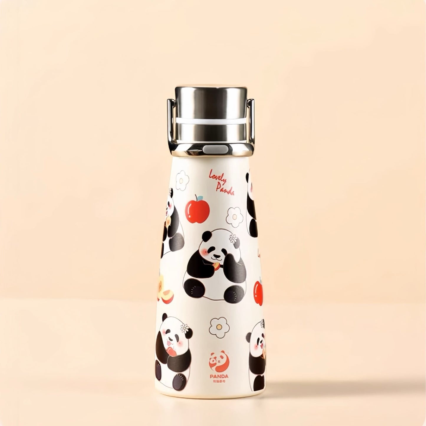 🐼 パンダタンブラー – 316ステンレススチールライナー付きのキュートで機能的なドリンクウェア
