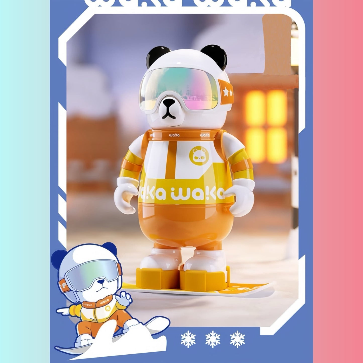 パンダ プレイメイト タンブラー – ストロー、ハンドル、スマホスタンド付きのかわいいクマのマグカップ | 子供と大人のための楽しい断熱カップ